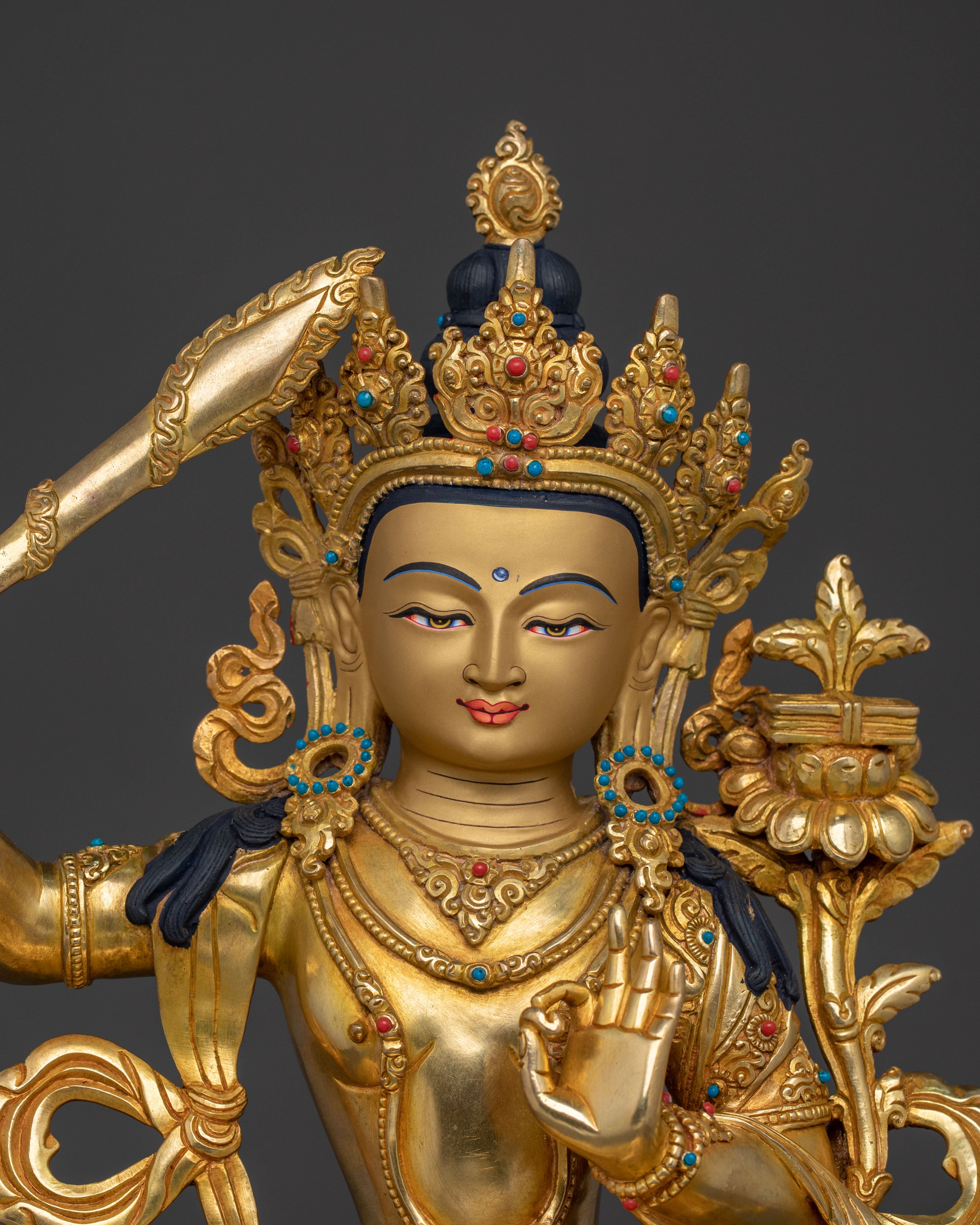 Manjushri Divine Statue Collection | Tibetan Buddhist Figurines