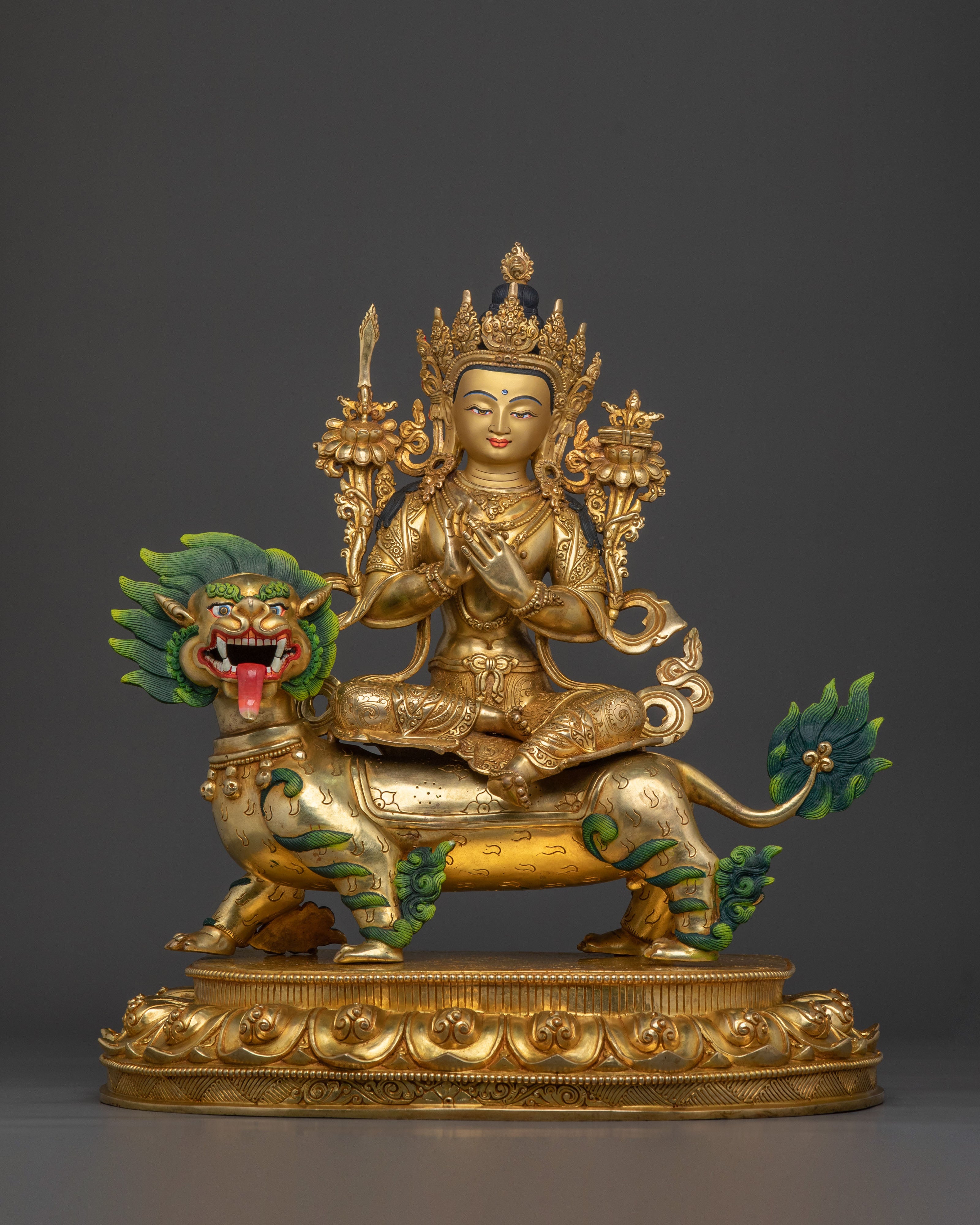 Manjushri Divine Statue Collection | Tibetan Buddhist Figurines