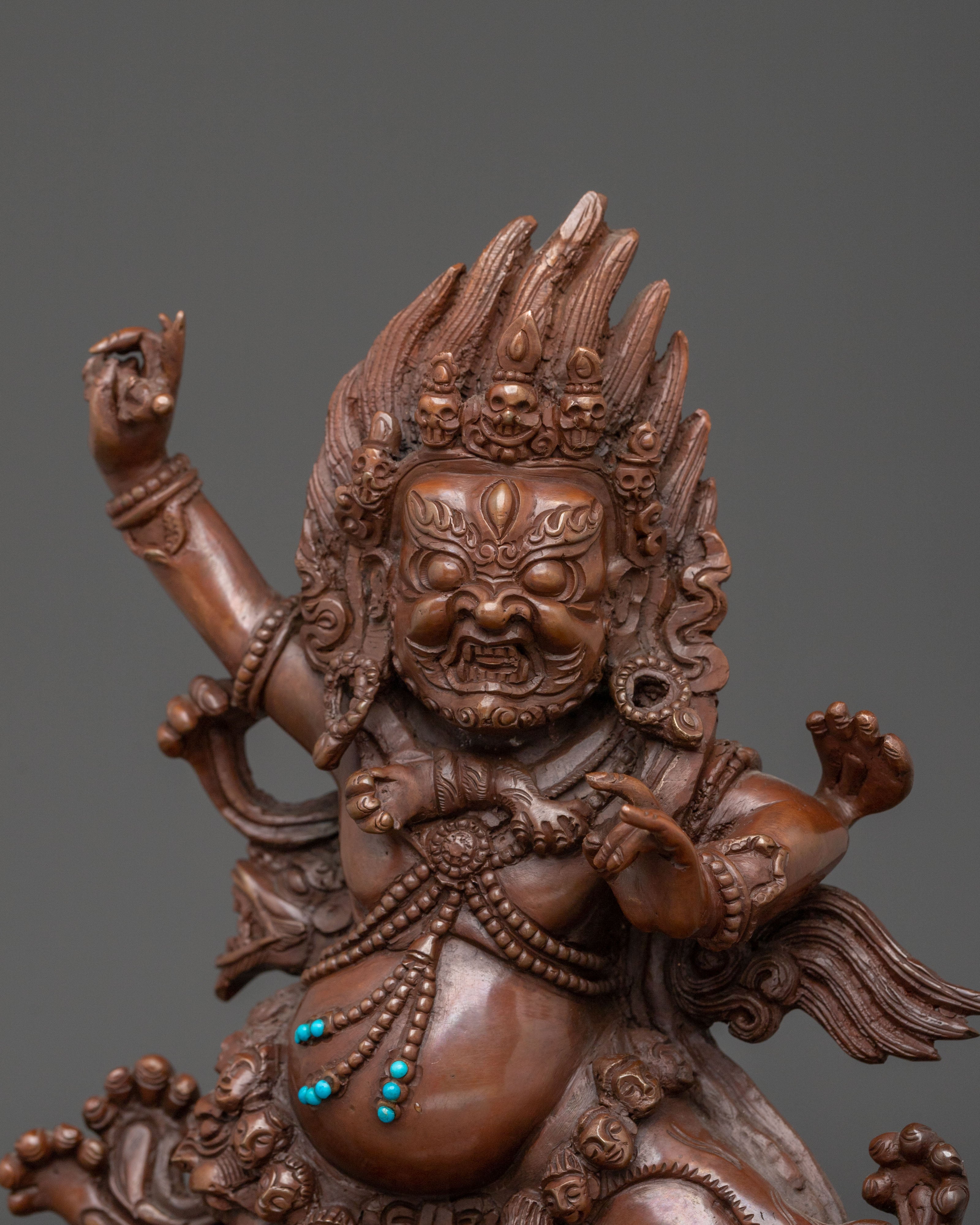 Guru Rinpoche with Eight Manifestation Sacred Statue Collection
