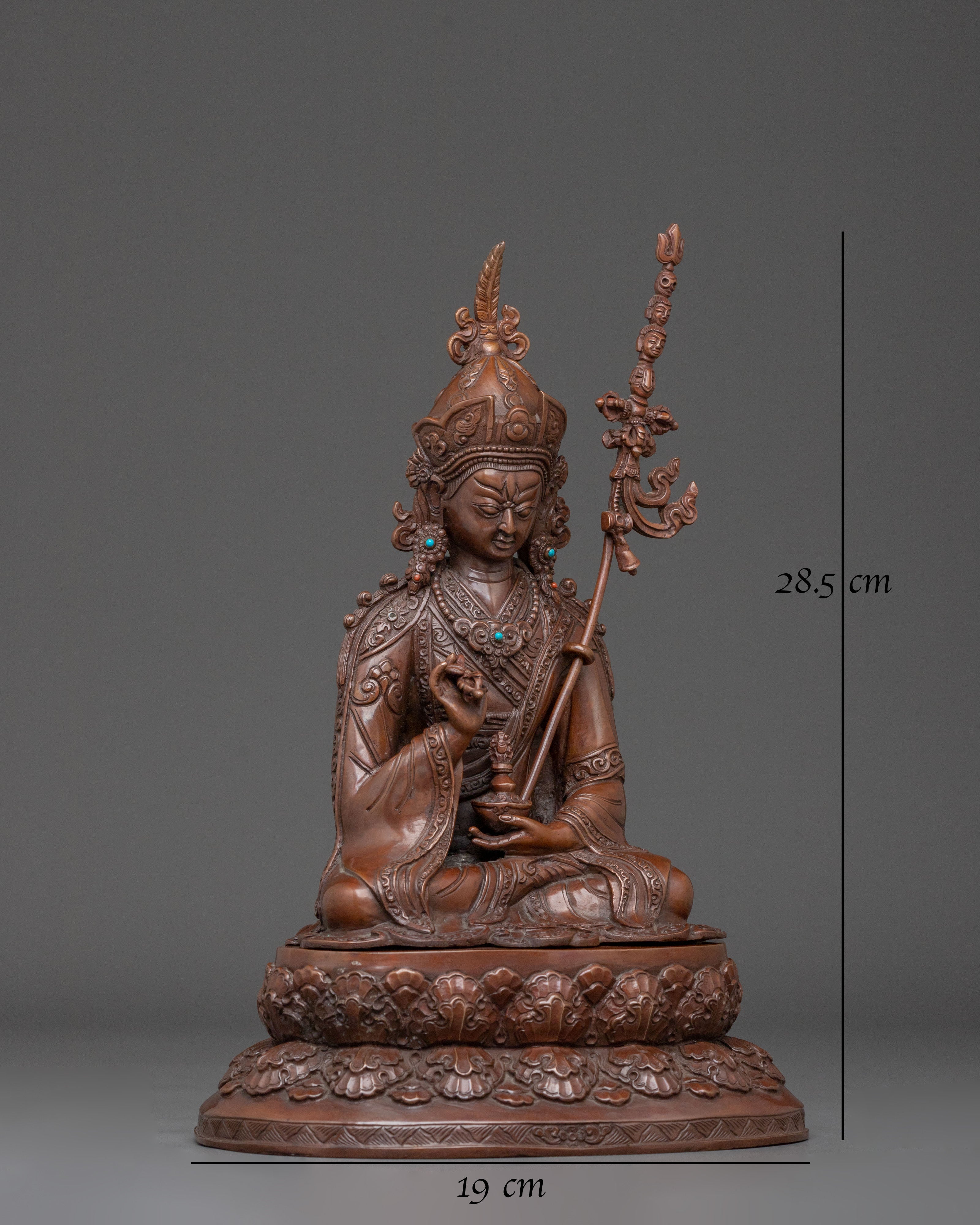 Guru Rinpoche with Eight Manifestation Sacred Statue Collection