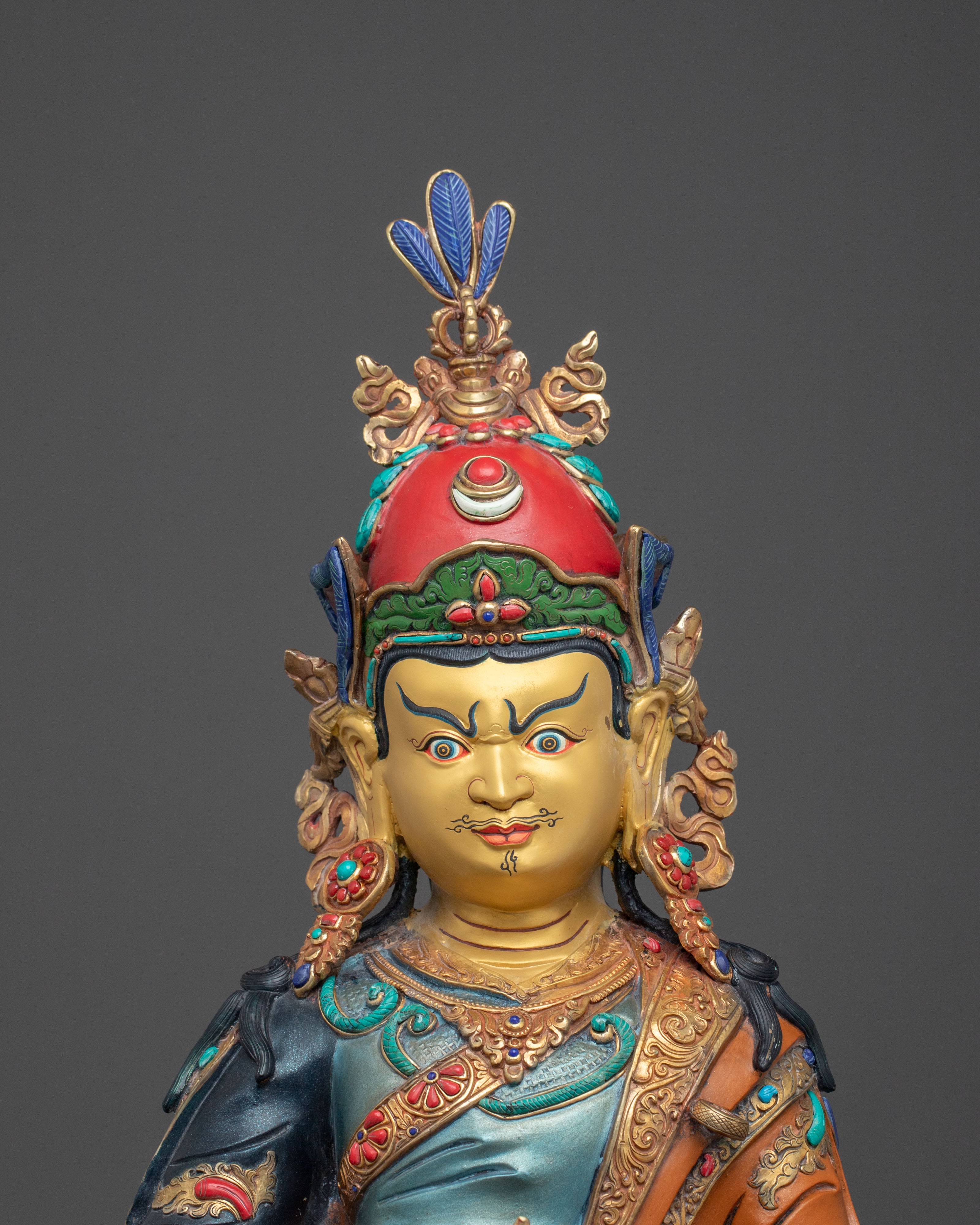 Guru Rinpoche Statue With Disciples | Sacred Collection
