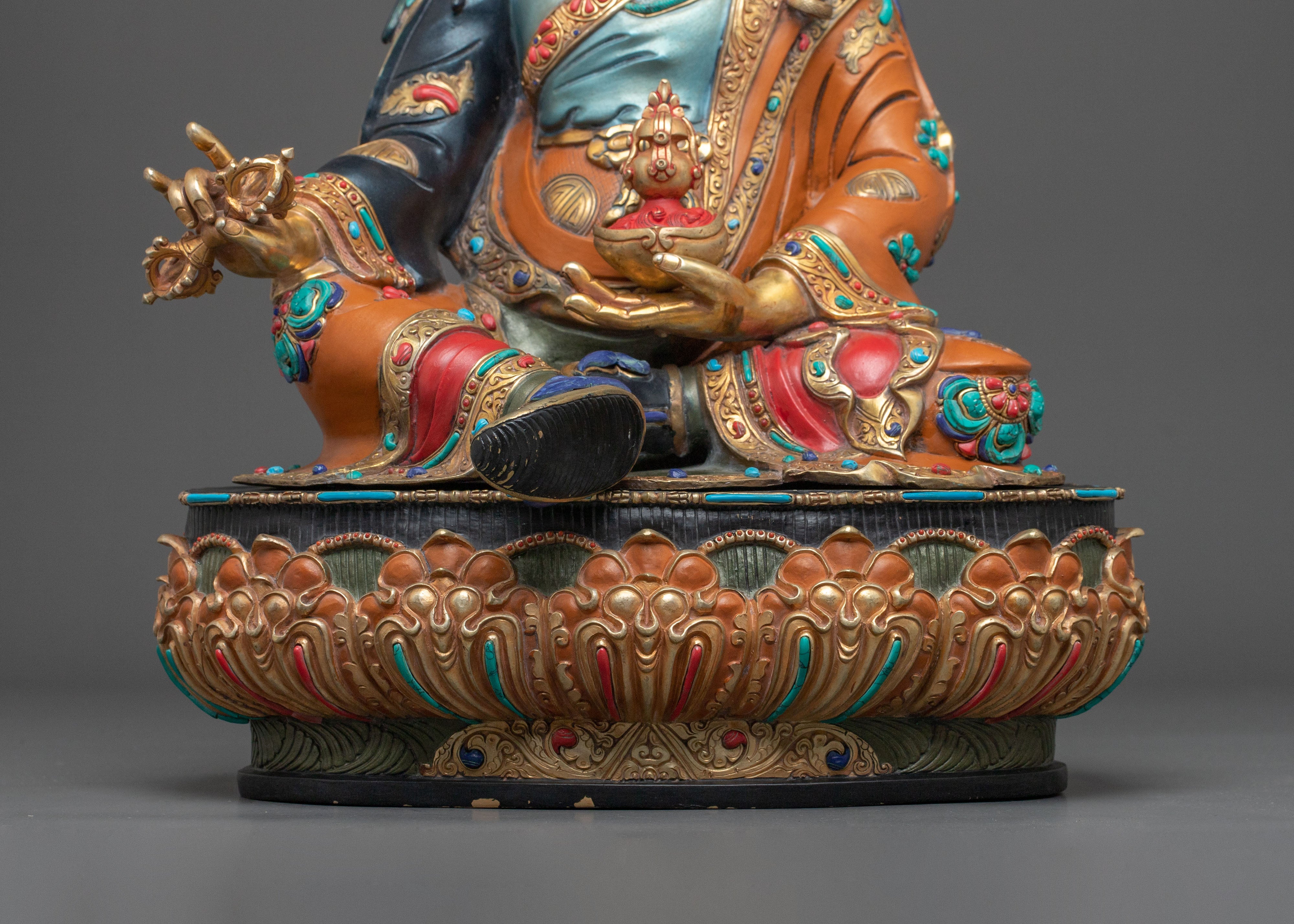 Guru Rinpoche Statue With Disciples | Sacred Collection