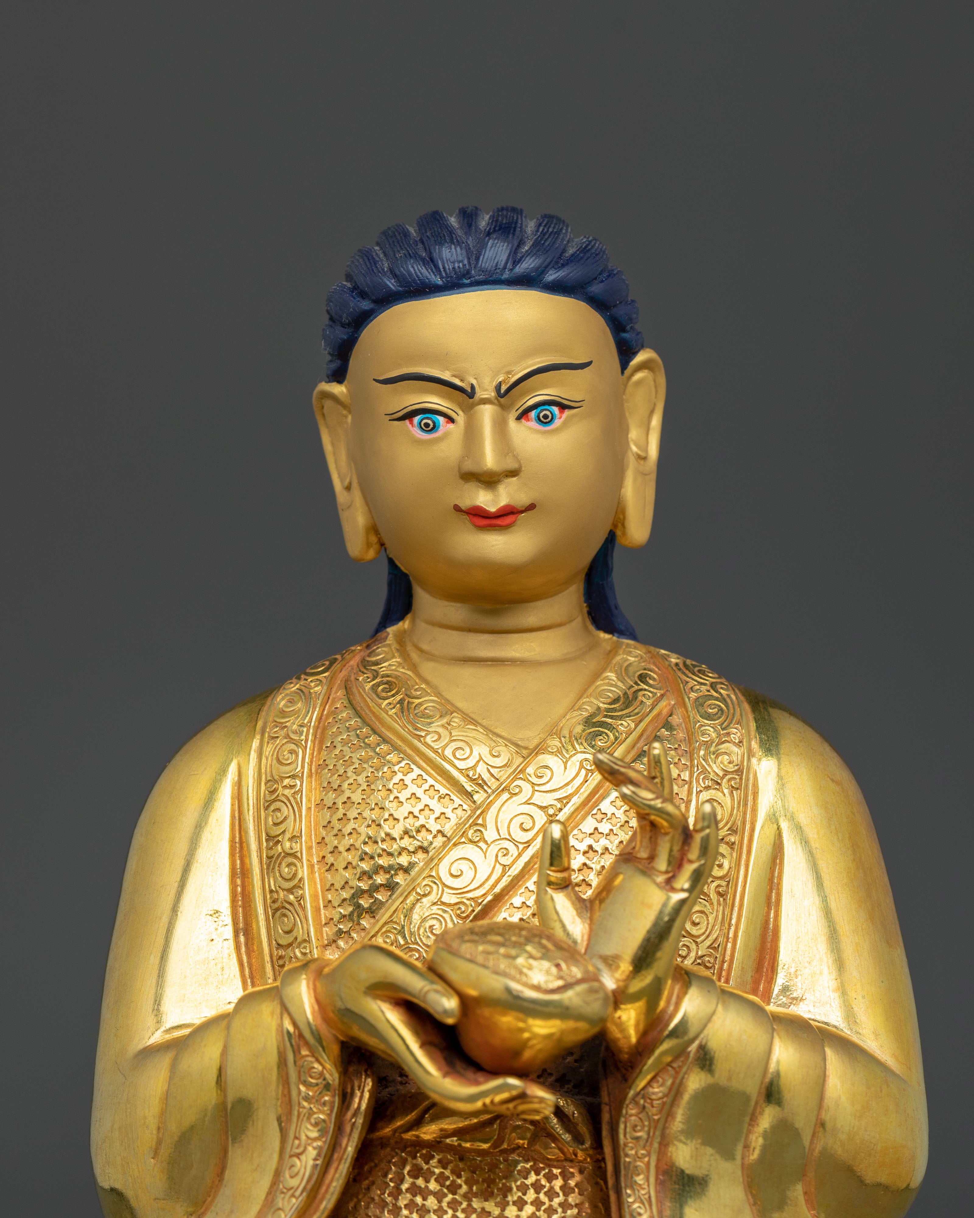 Handmade Shakya Master Statue Set | Sacred Collection