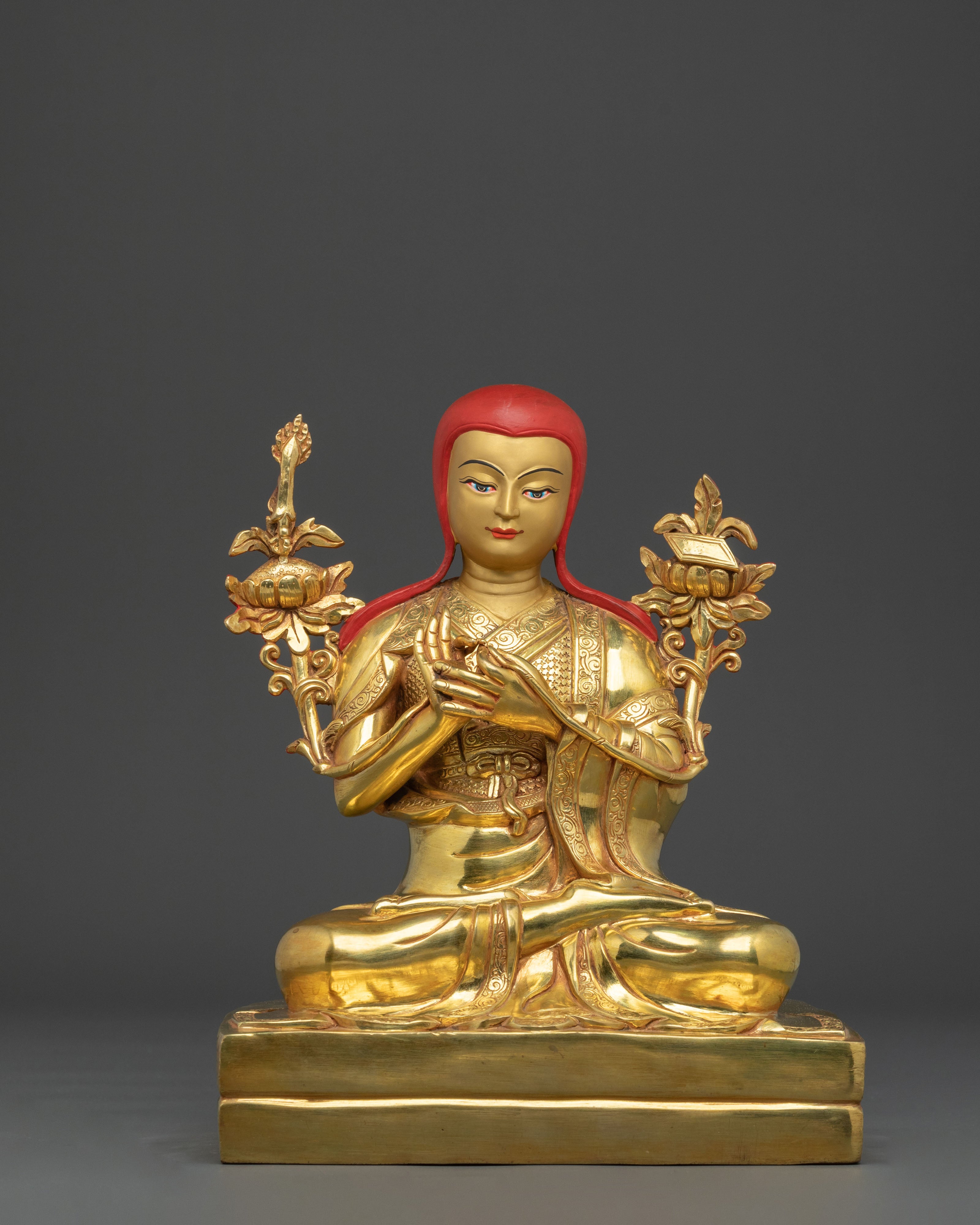 Handmade Shakya Master Statue Set | Sacred Collection