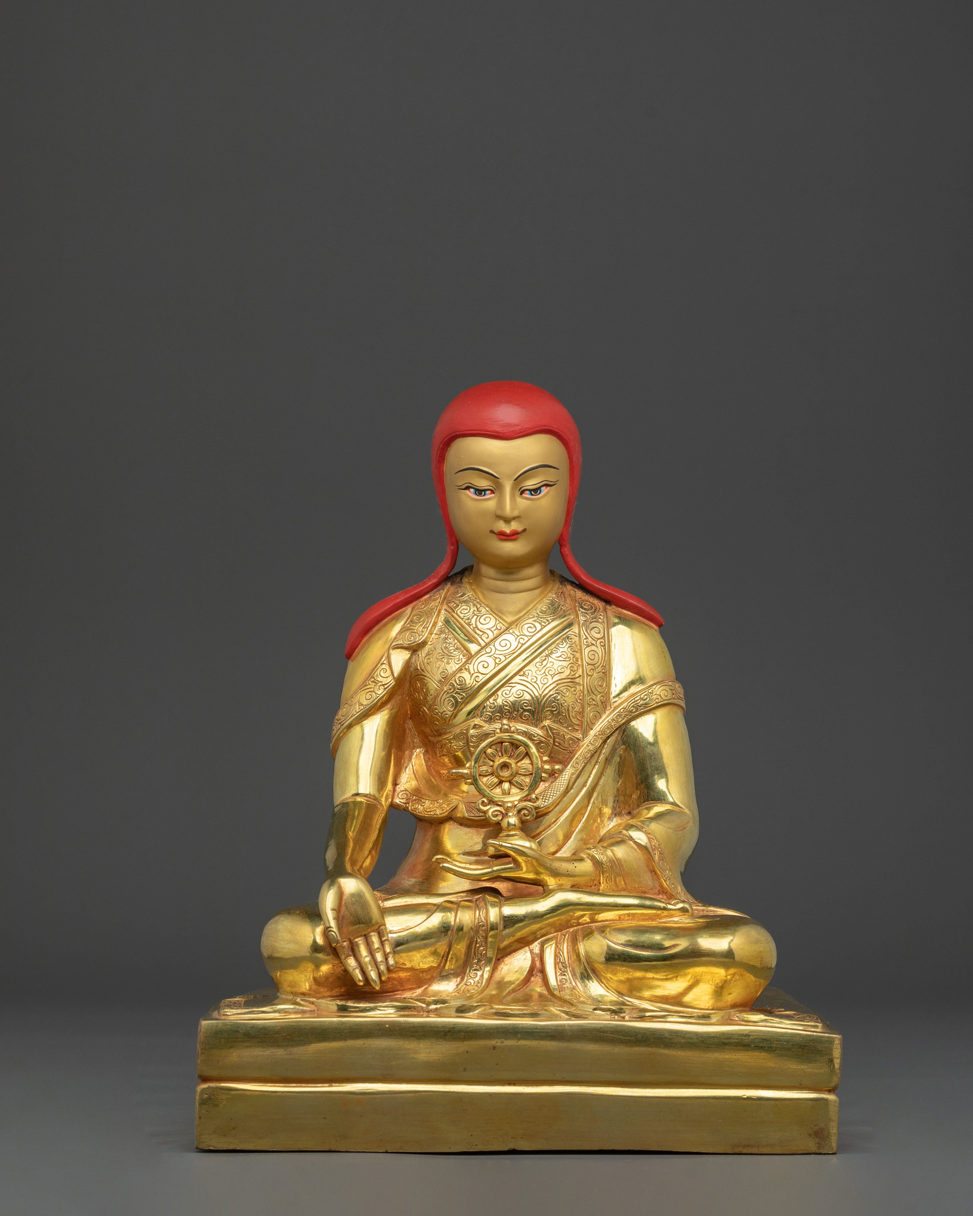 Handmade Shakya Master Statue Set | Sacred Collection