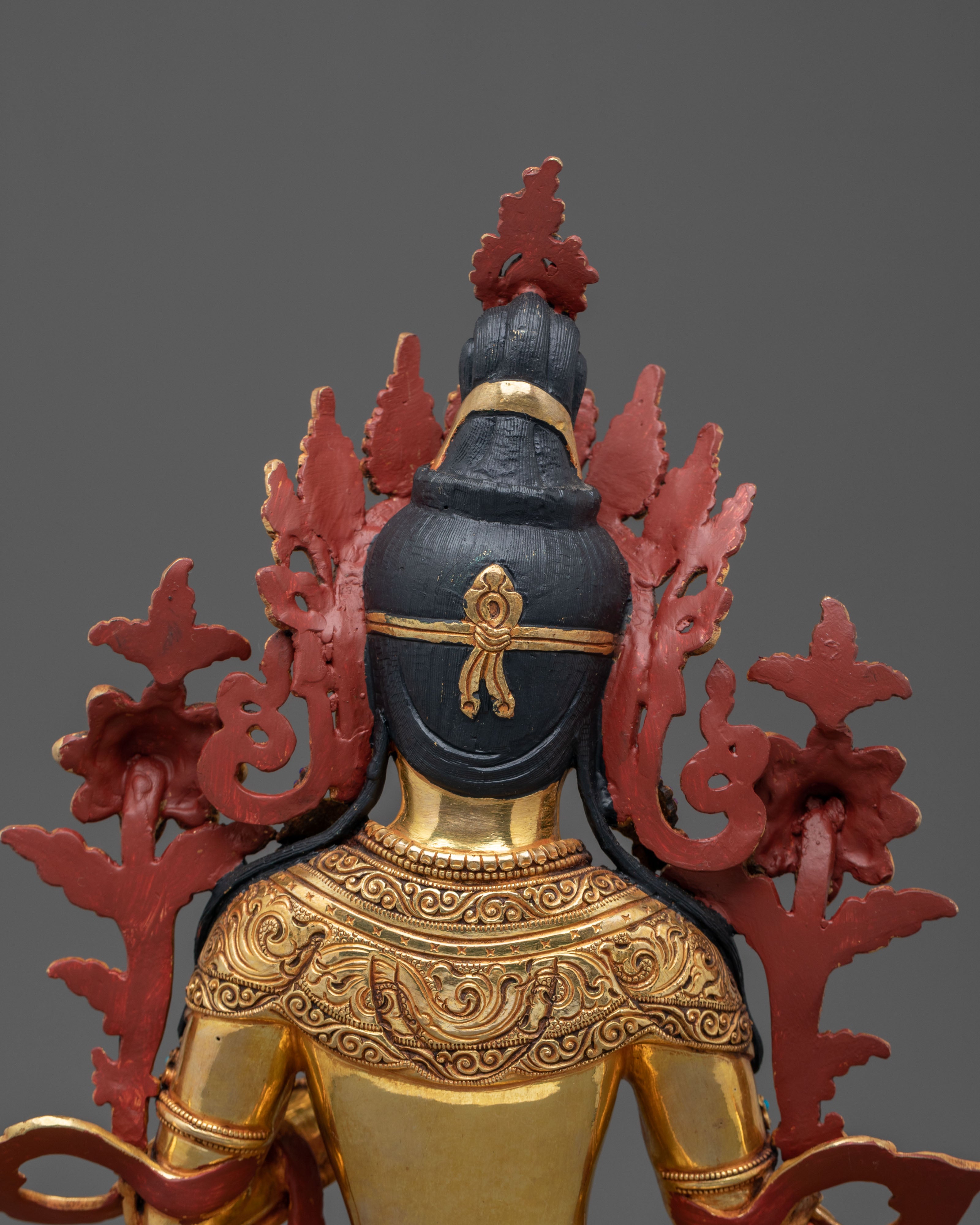 Three Long-Life Deities Statue Set | Tibetan Buddhist Figurine