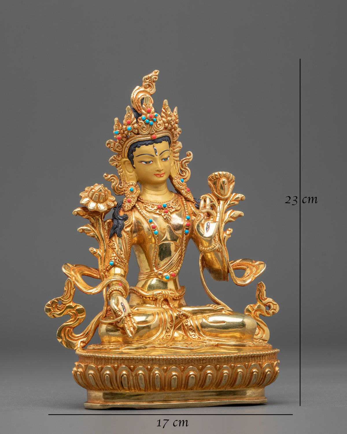 White Tara Statue of Divine Protection | Home Decor