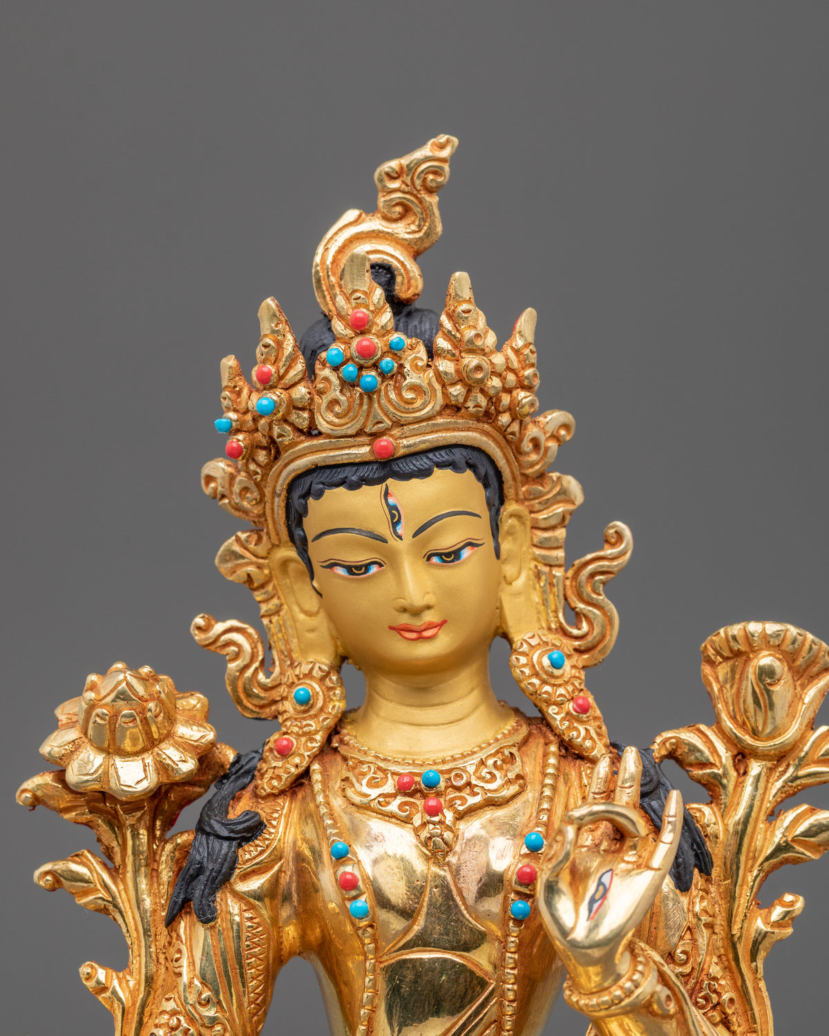 White Tara Statue of Divine Protection | Home Decor