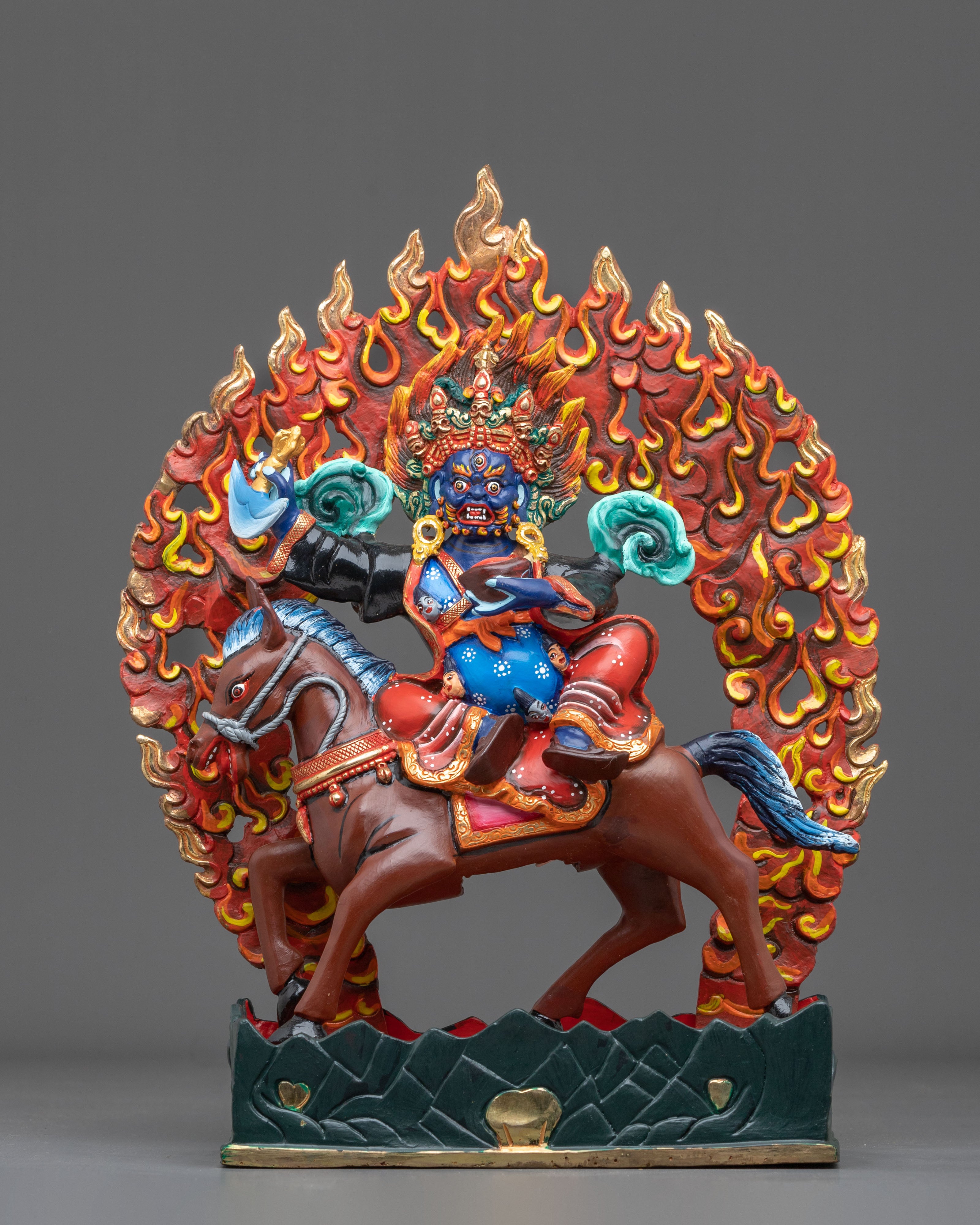 Shanglon Dorje Dudul on Horse