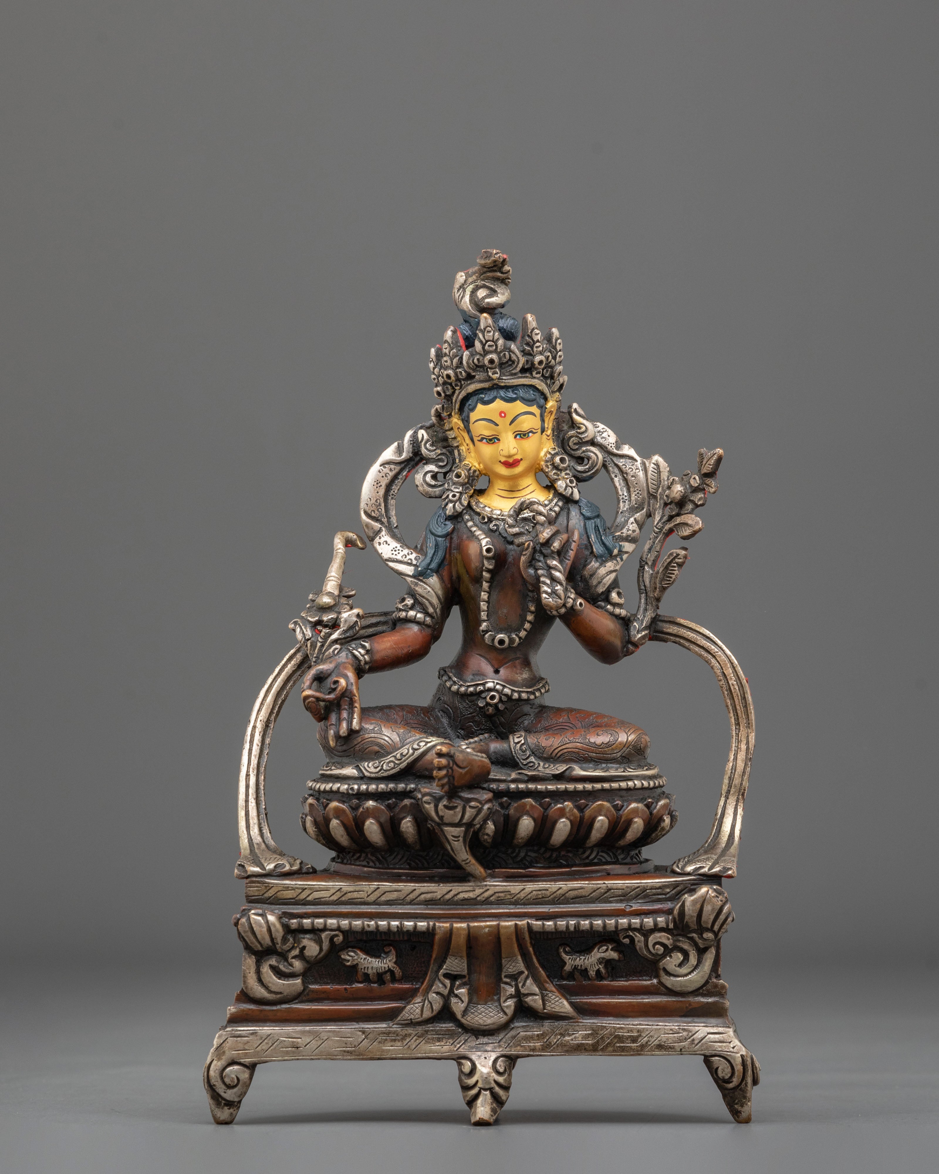 21 Tara Copper Statue Set | Himalayan Spiritual Artistry