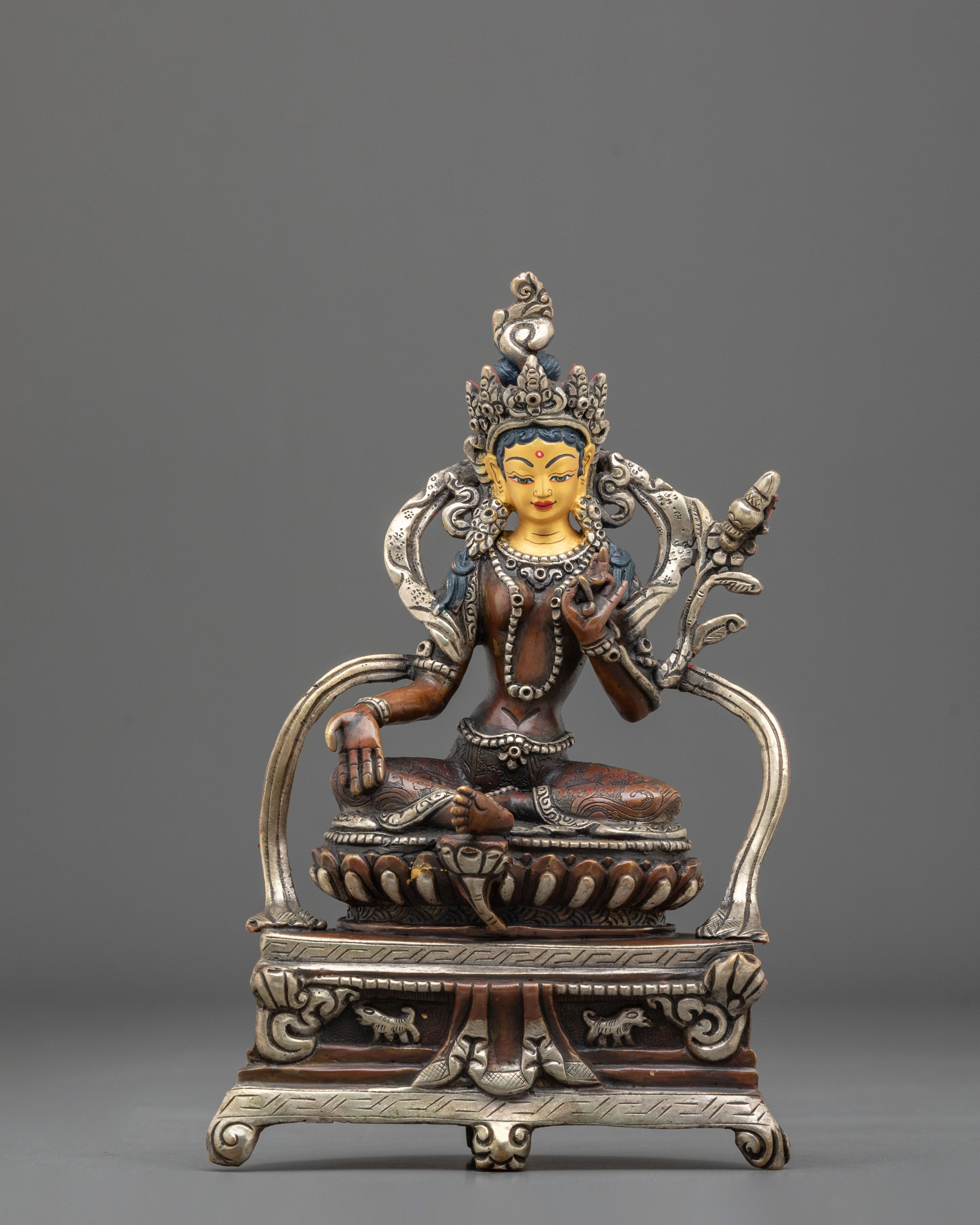 21 Tara Copper Statue Set | Himalayan Spiritual Artistry