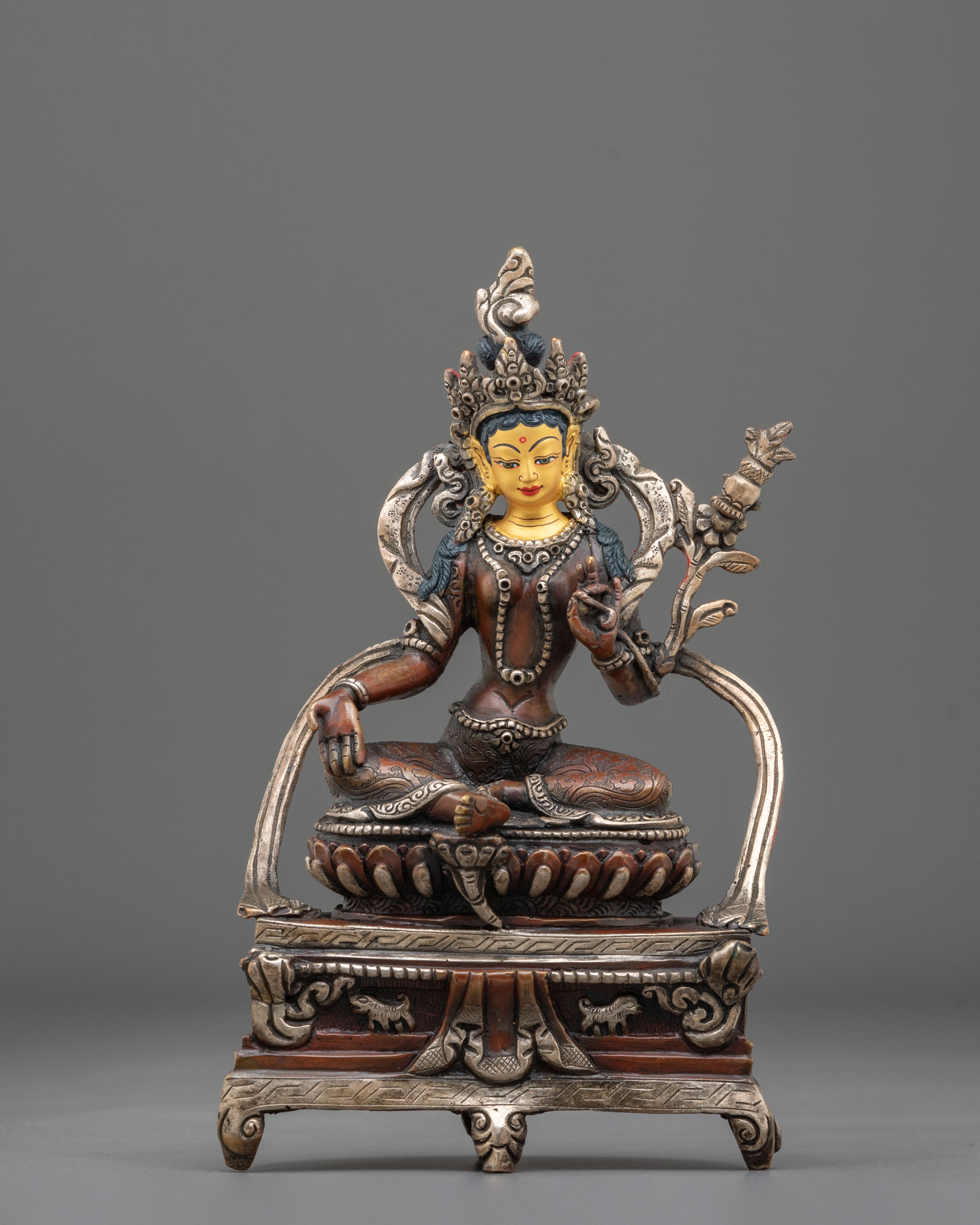 21 Tara Copper Statue Set | Himalayan Spiritual Artistry