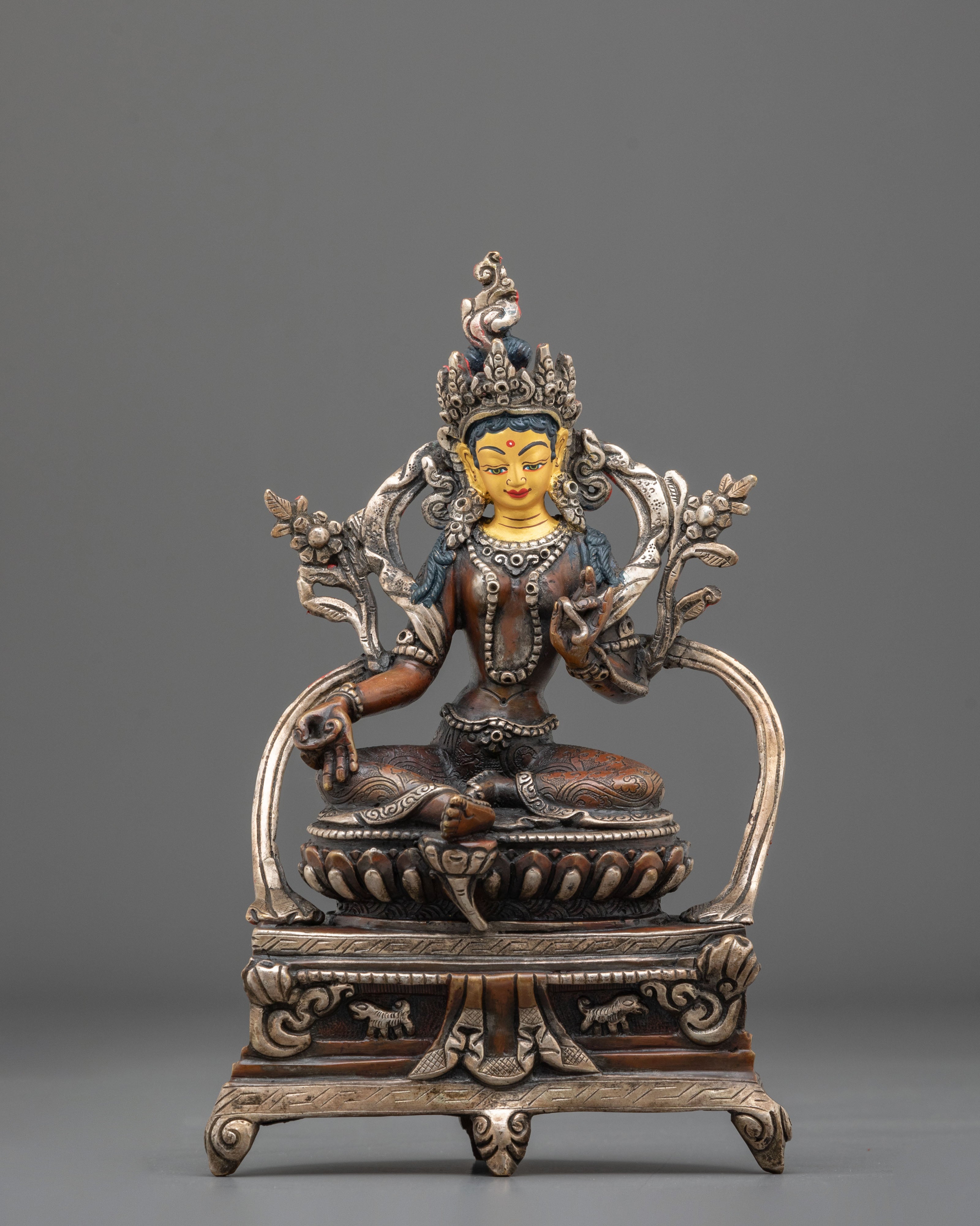 21 Tara Copper Statue Set | Himalayan Spiritual Artistry