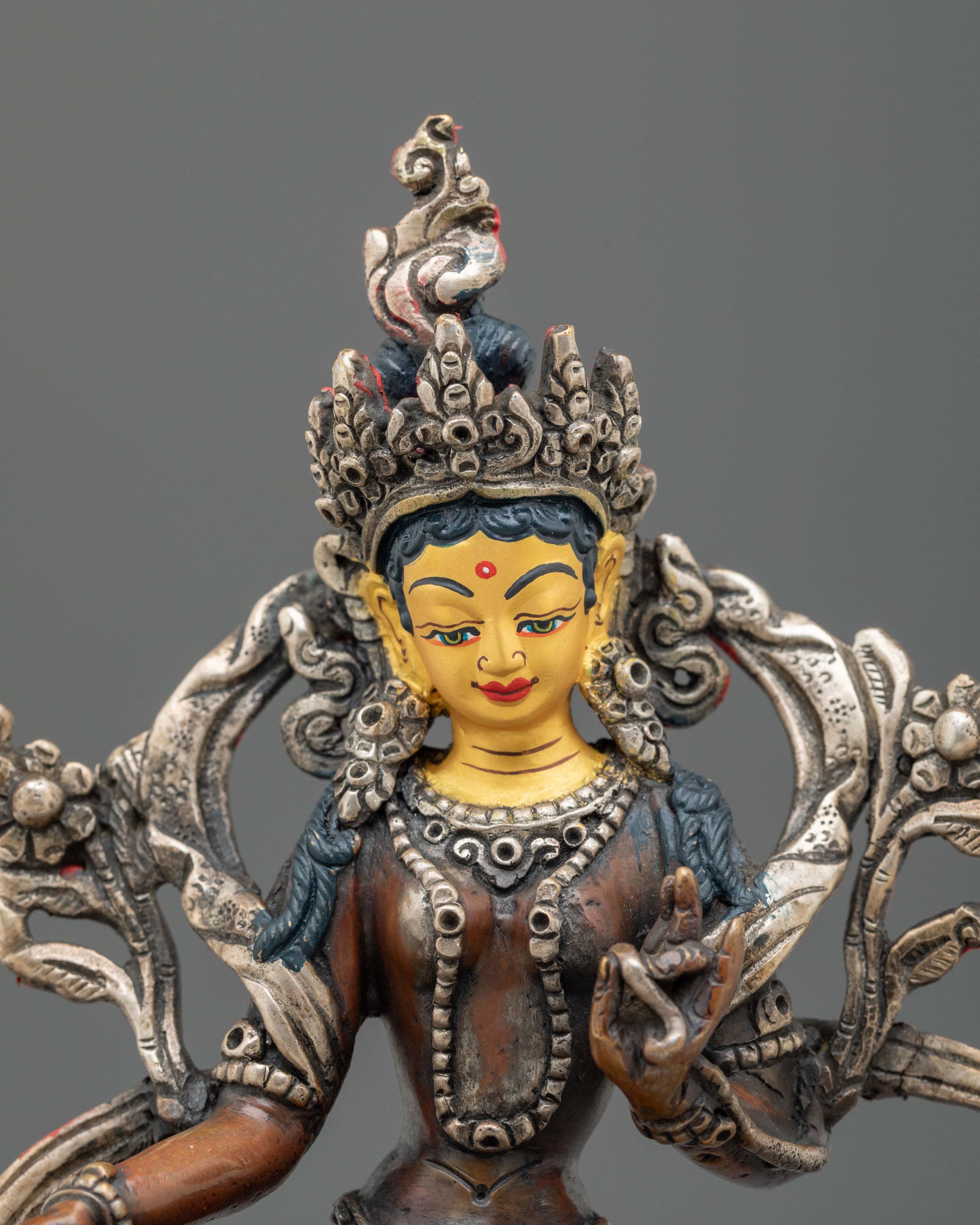 21 Tara Copper Statue Set | Himalayan Spiritual Artistry