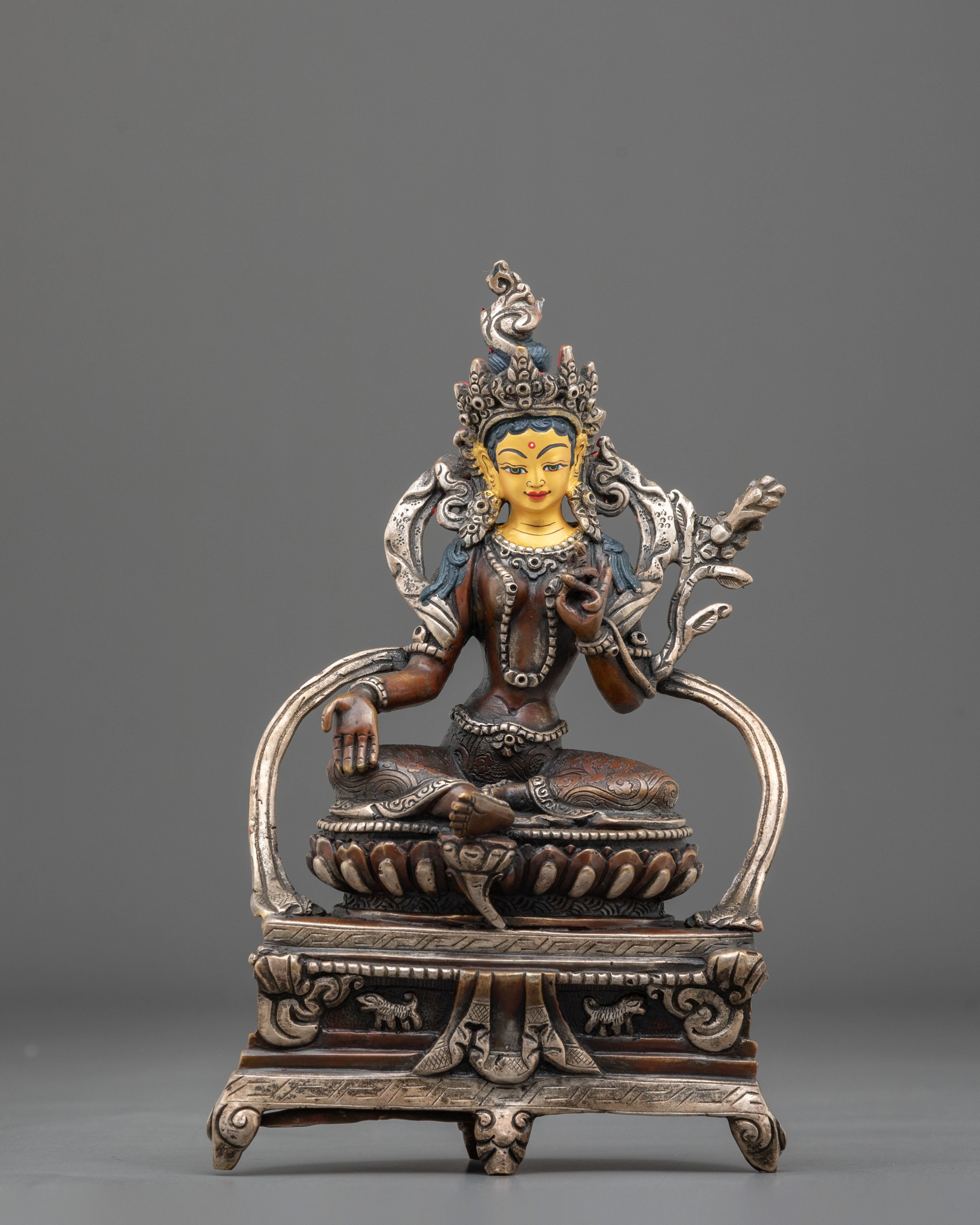 21 Tara Copper Statue Set | Himalayan Spiritual Artistry