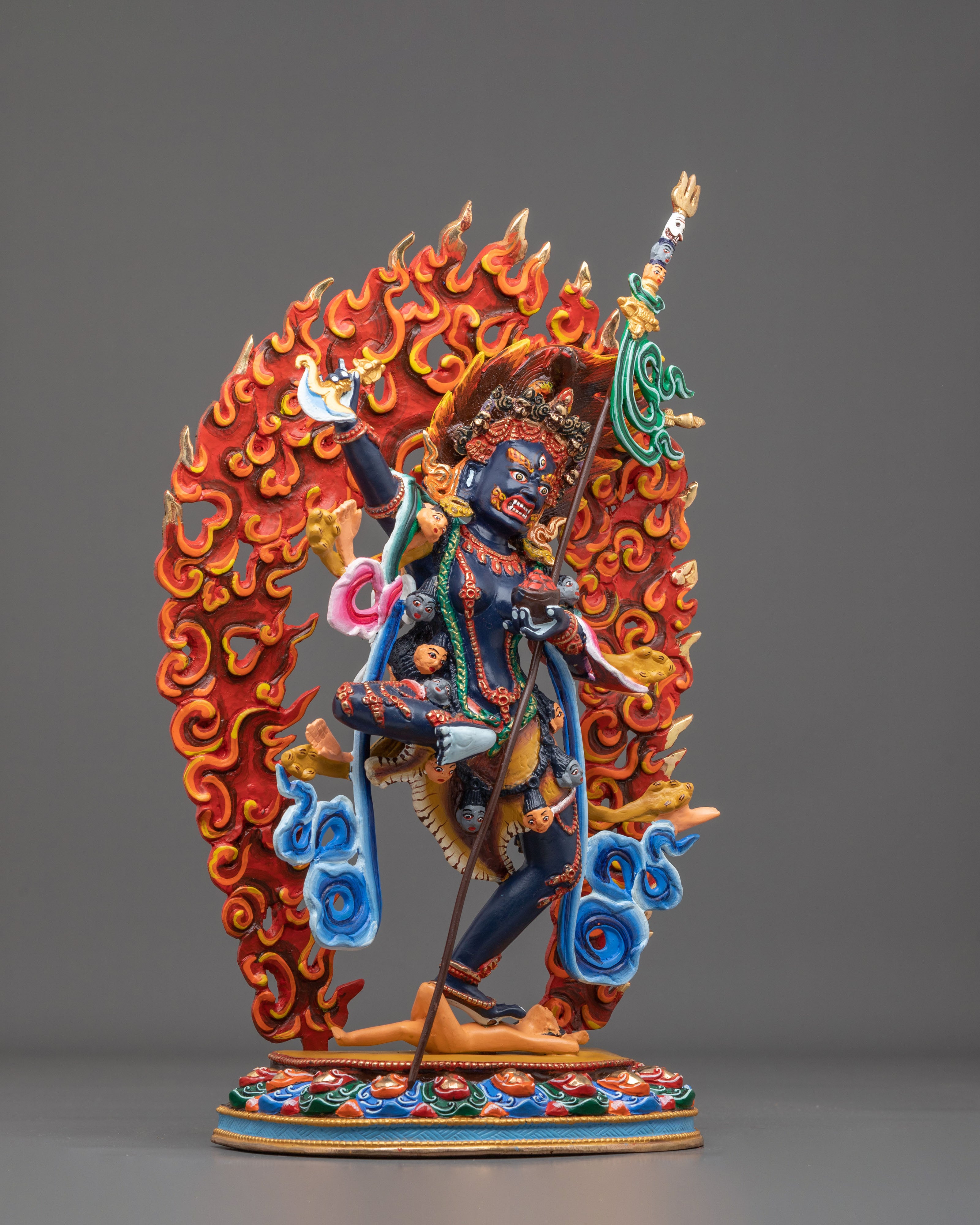 Dorje Phagmo Statue for Altar | Handcrafted Copper Sculpture