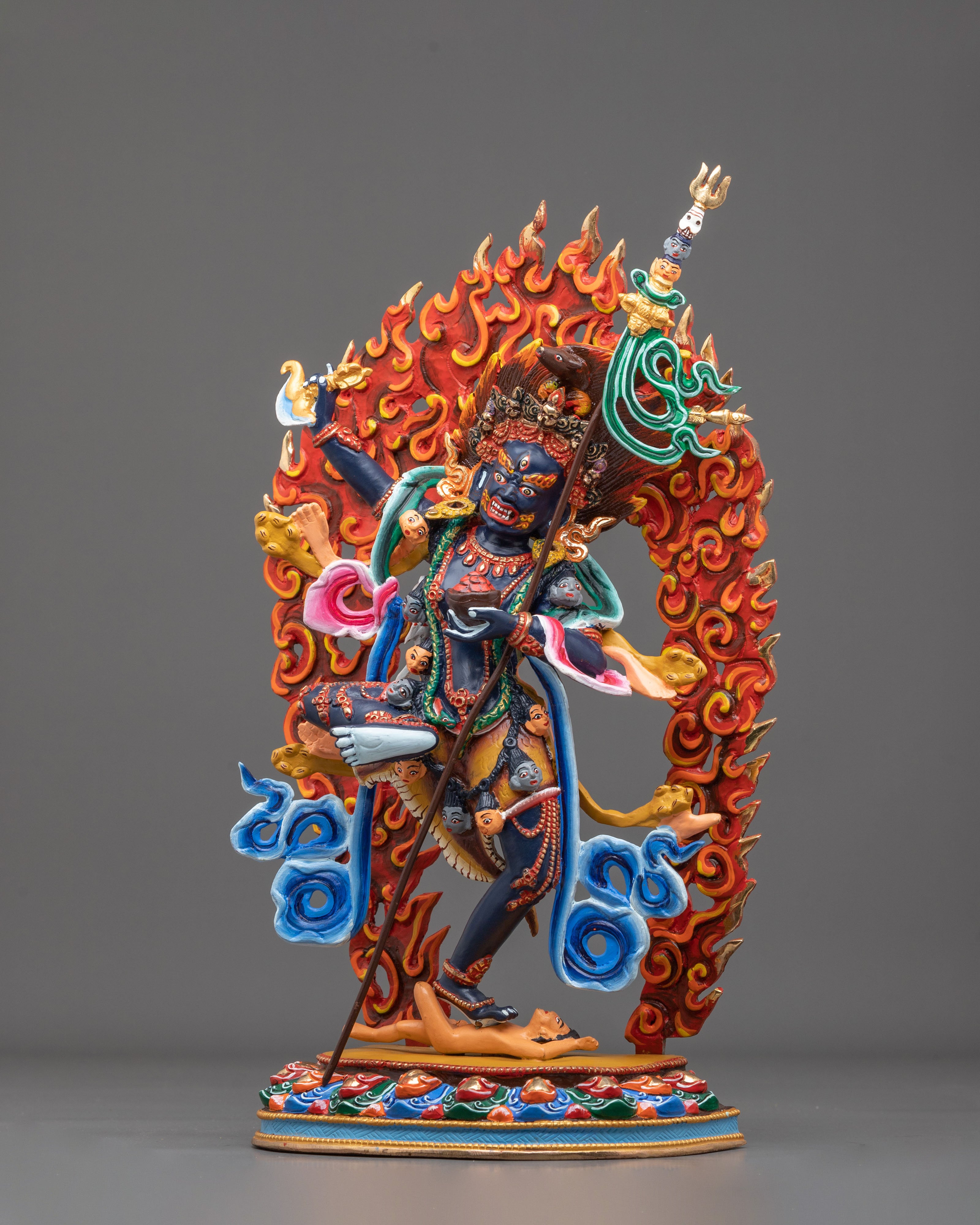 Dorje Phagmo Statue for Altar | Handcrafted Copper Sculpture