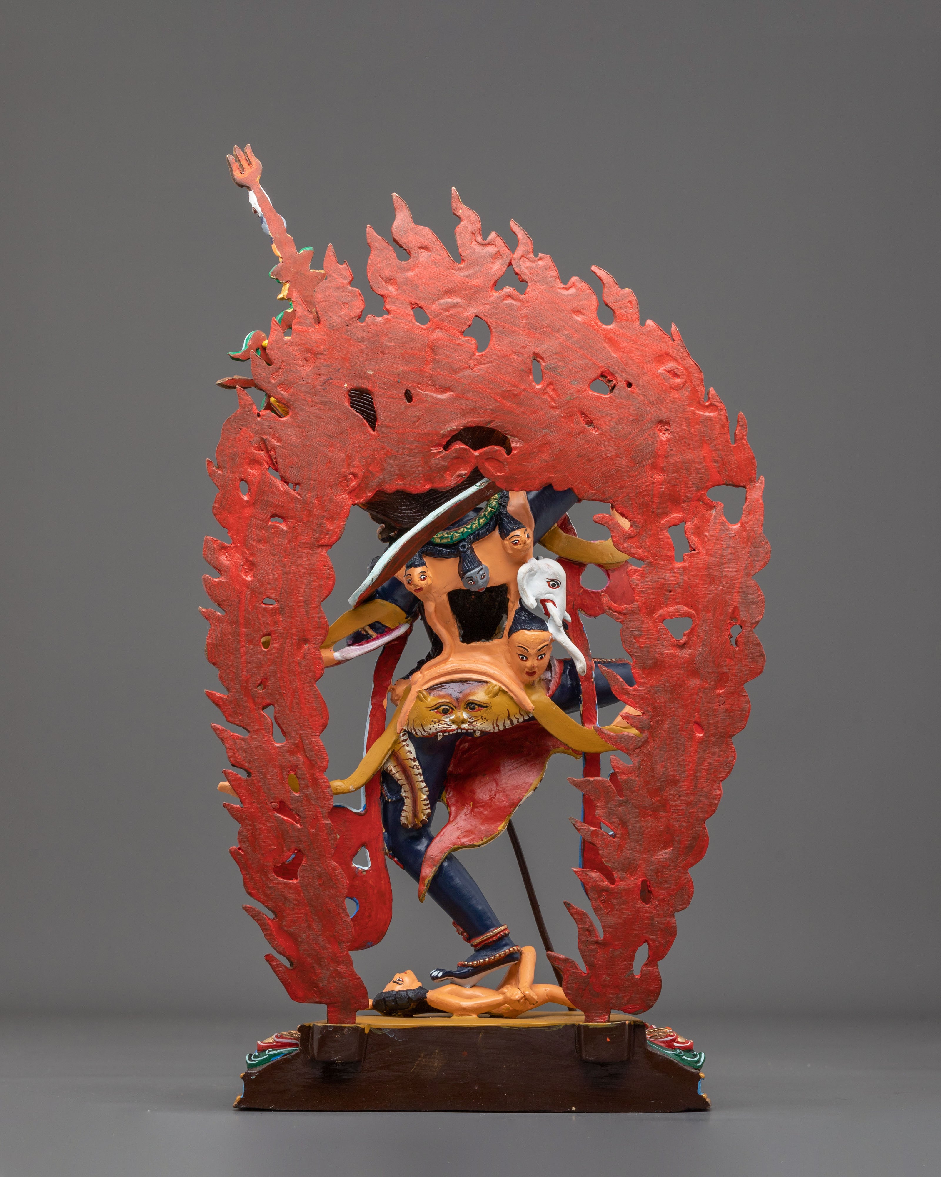 Dorje Phagmo Statue for Altar | Handcrafted Copper Sculpture