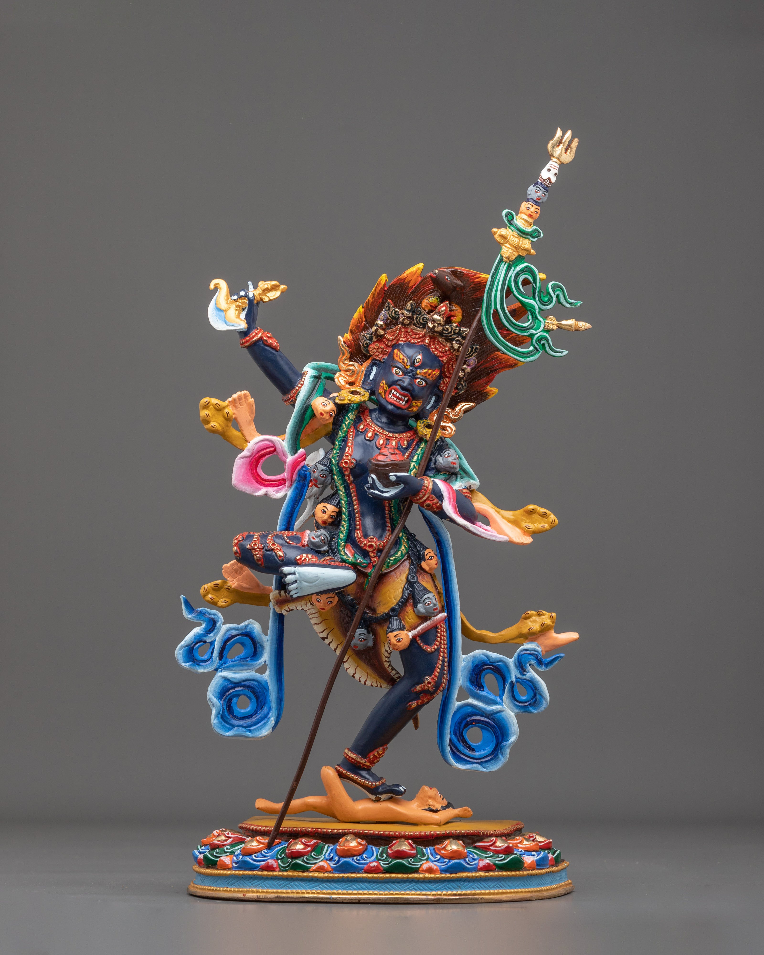 Dorje Phagmo Statue for Altar | Handcrafted Copper Sculpture