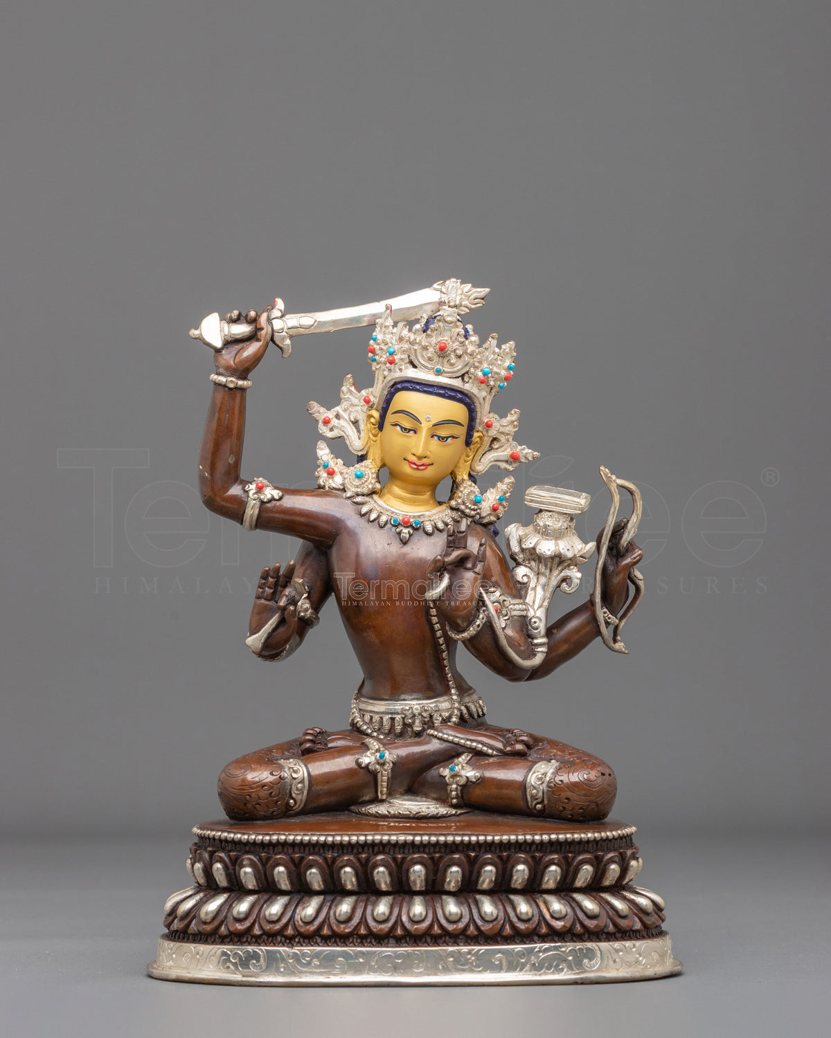 Maha Manjushri Statue | Guardian of Supreme Wisdom and Clear Insight