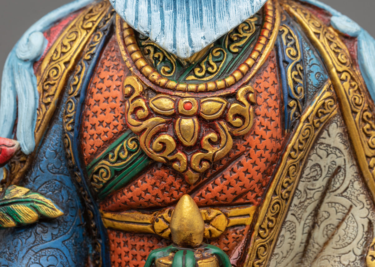 Handmade Yuthok Statue | Sacred Buddhist Figurine