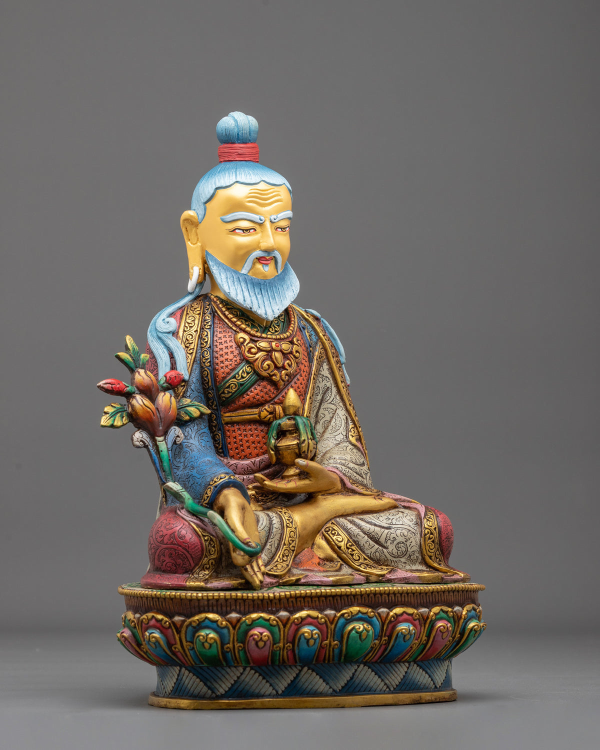 Handmade Yuthok Statue | Sacred Buddhist Figurine
