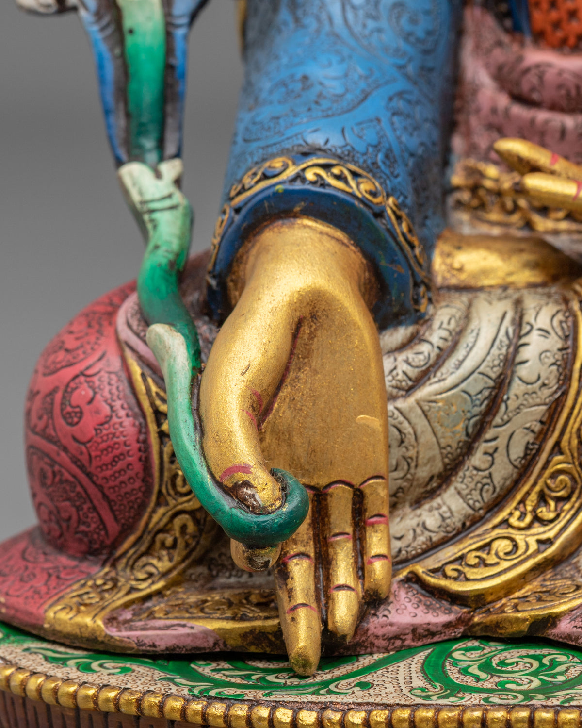 Handmade Yuthok Statue | Sacred Buddhist Figurine