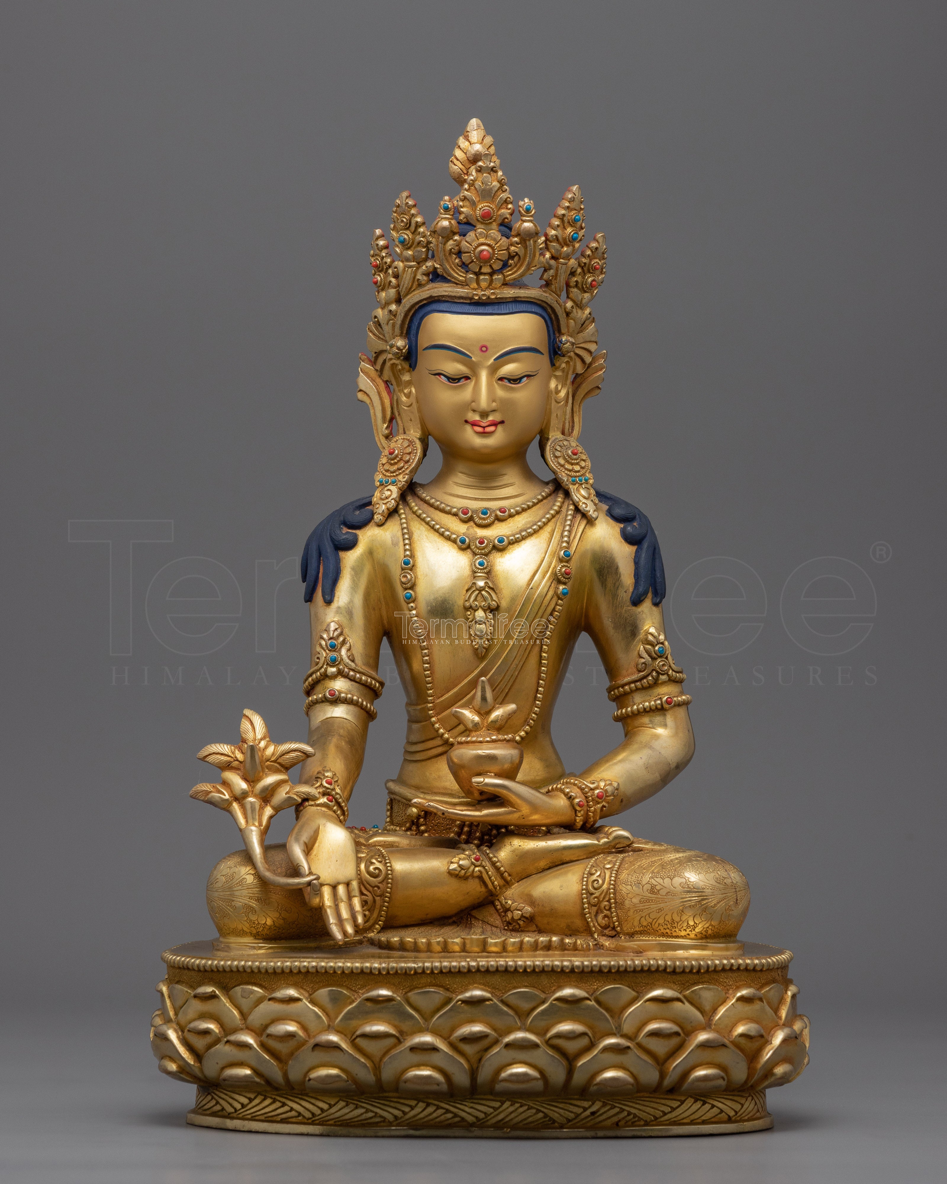 Medicine Buddha, Bhaisajyaguru Buddha Statue | Spiritual Handcrafted Statue for Healing