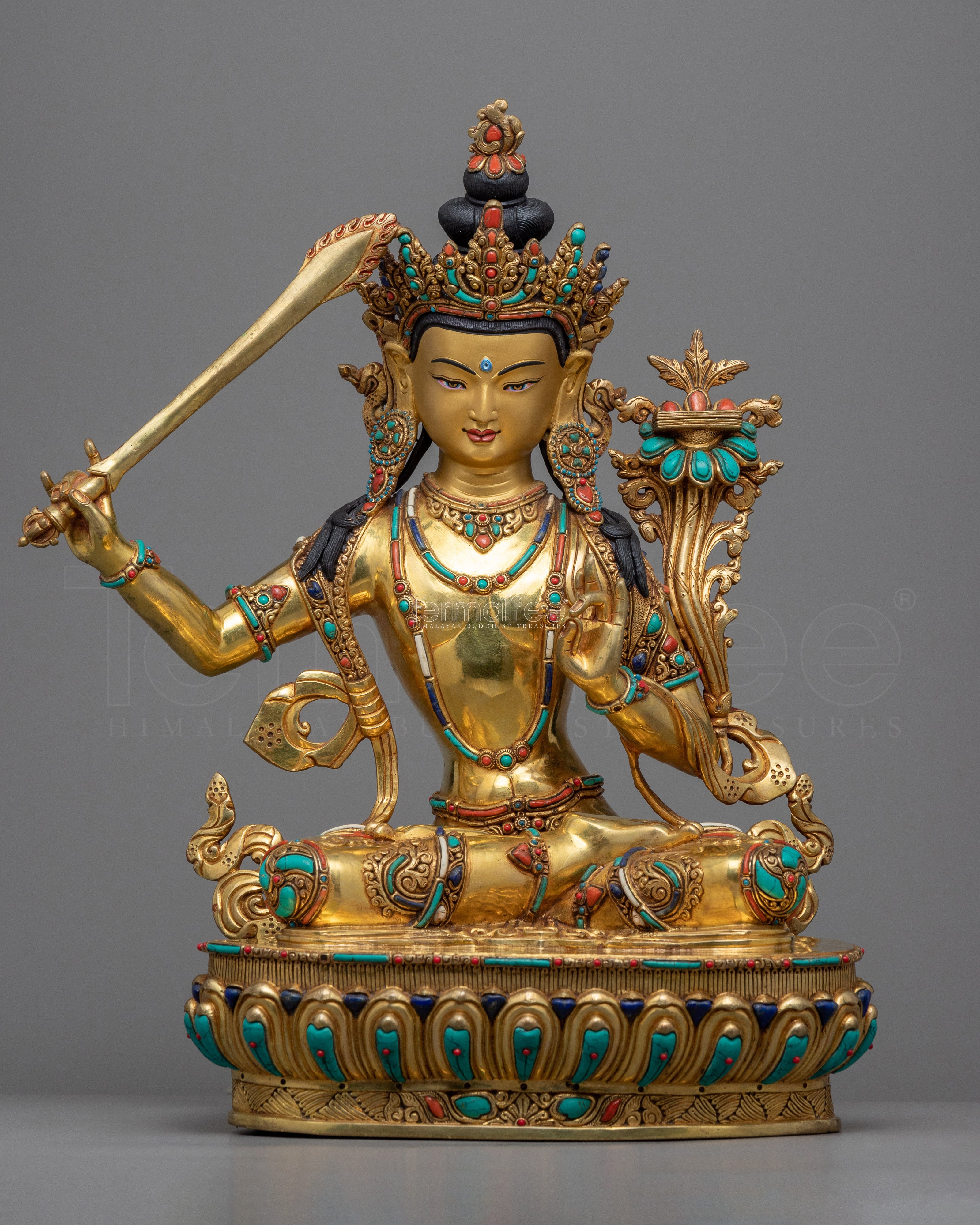 Buddha To Be, Manjushri Statue | Bodhisattva of Wisdom Statue