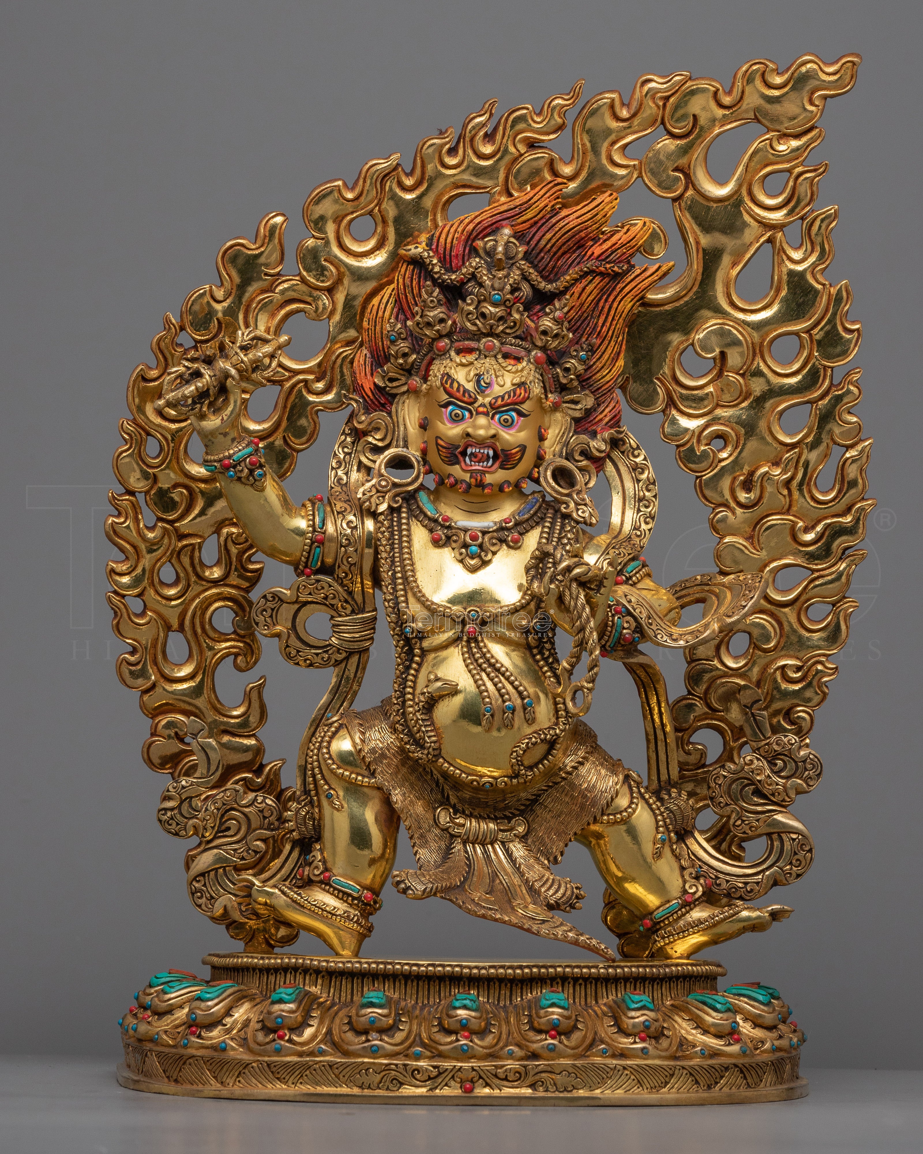 Vajrapani Bodhisattva Statue for Ritual and Meditation | Traditional Himalayan Buddhist Art