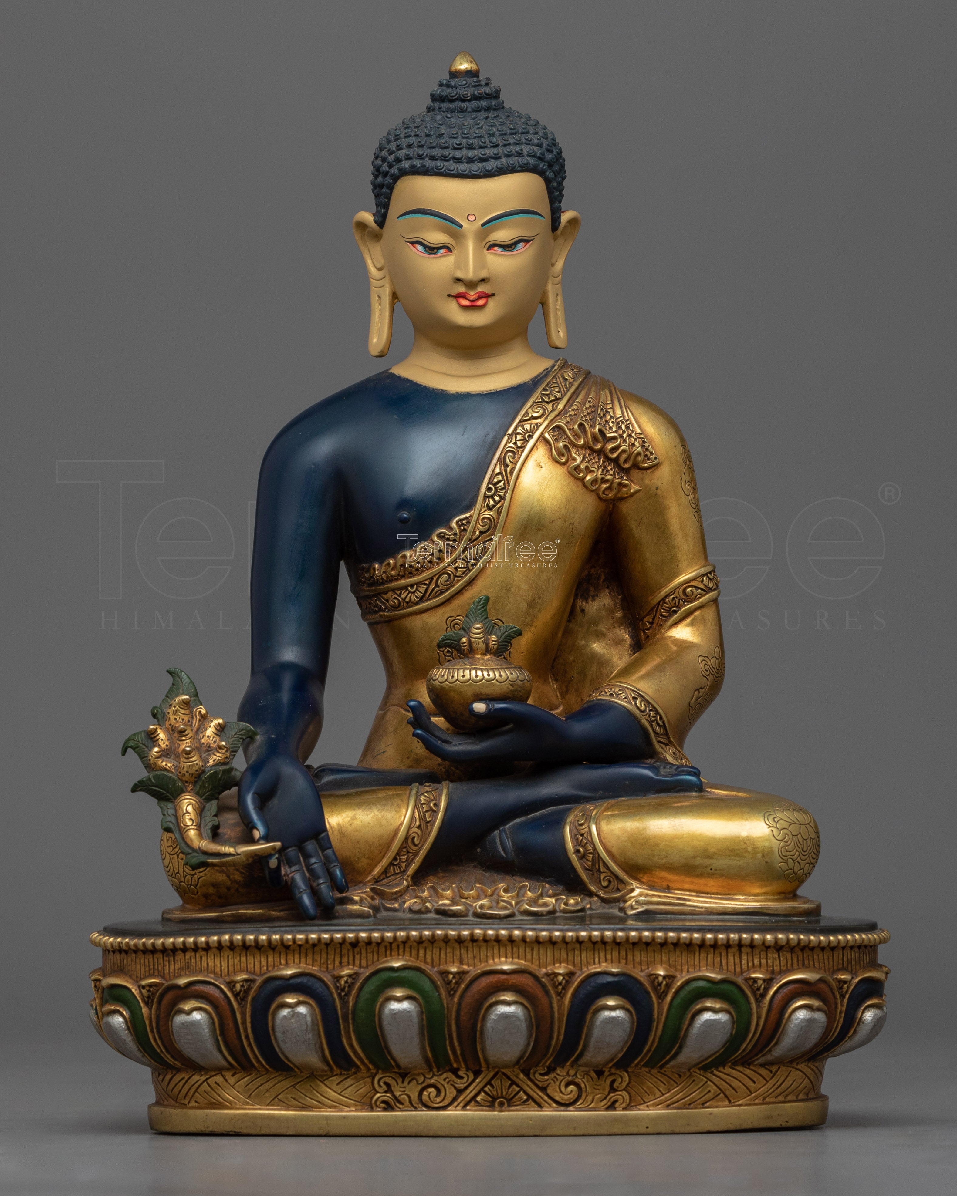 Healing Medicine Buddha for Meditation | Traditional Buddhist Art