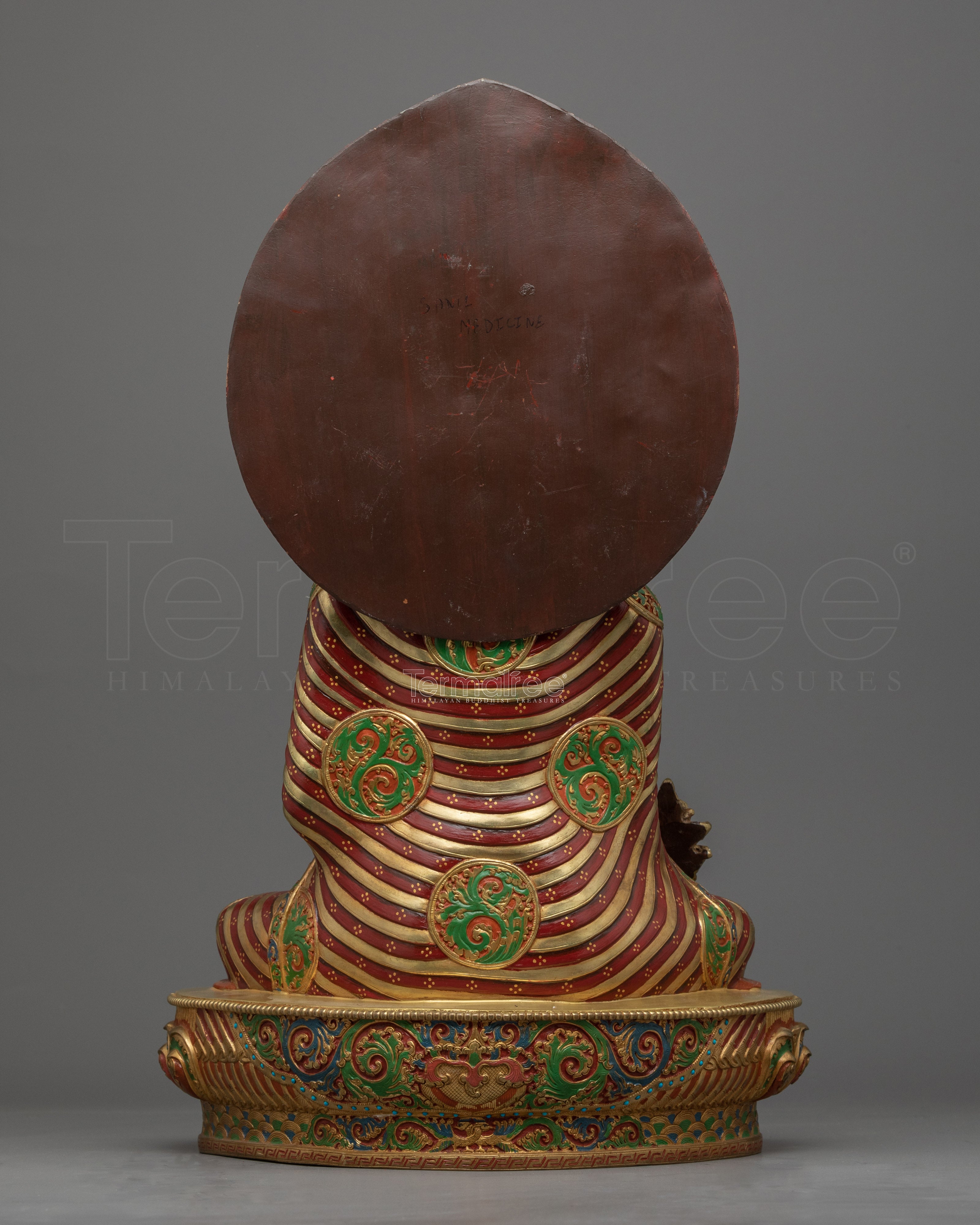 Healing Medicine Buddha Statuette for Meditation and Ritual | Finely Hand-Carved Buddhist Statue