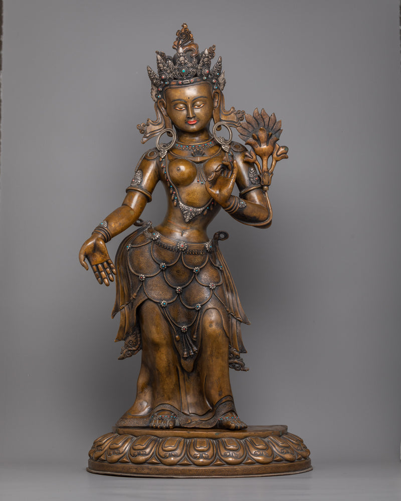 A Tribute to Compassionate Mother Buddha Deities | Magnificent Green Tara and White Tara Statue