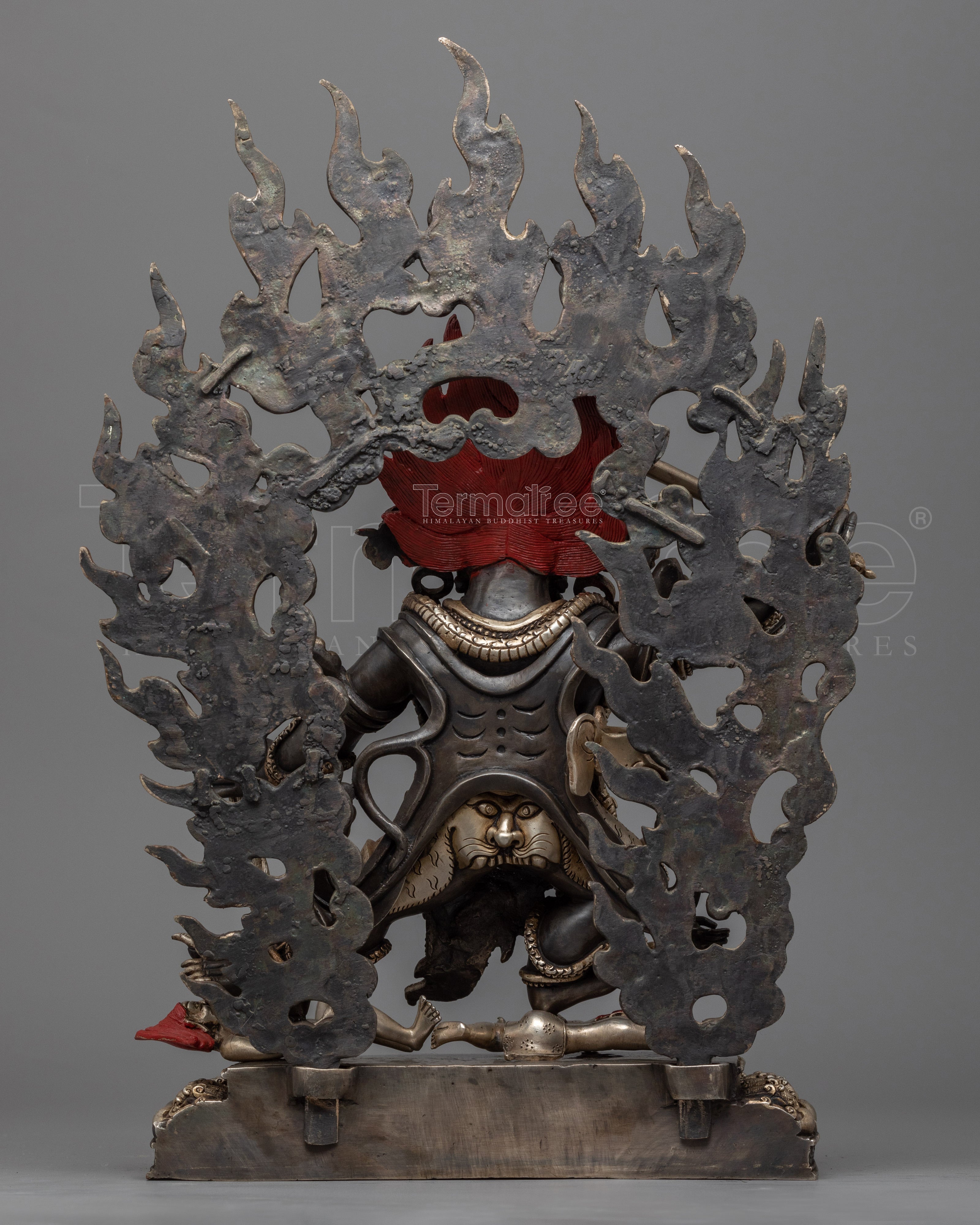 Oxidized Copper Ucchusma Statue |  Great Strength Furious Diamond Ucchuṣma