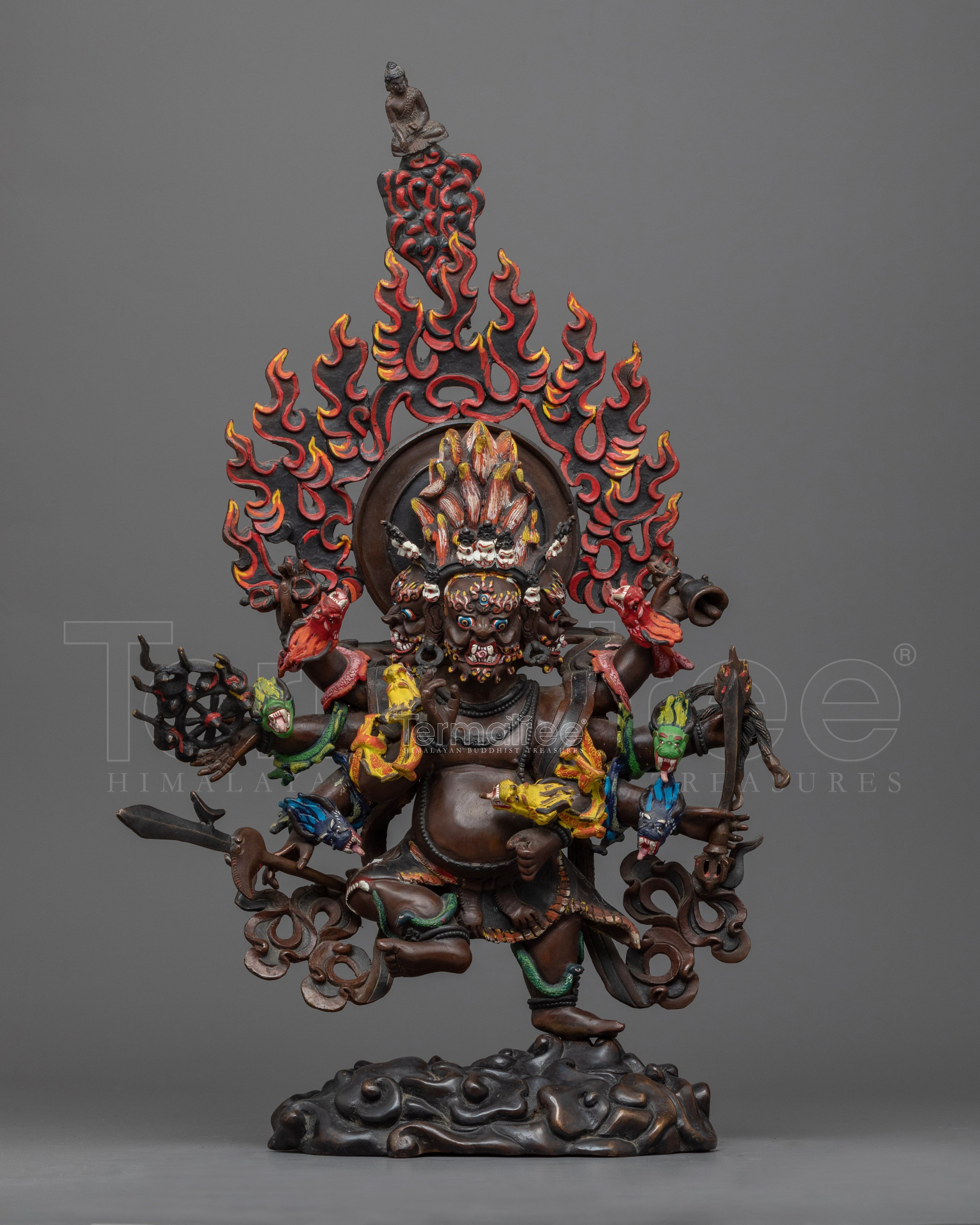 Hayagriva Avatar Sculpture for Meditation and Ritual |  Handcrafted Buddhist Art