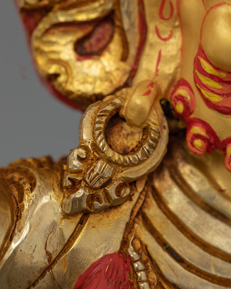 Protector Deity Guru Dragpo Statue | Wrathful manifestation of Padmasambhava