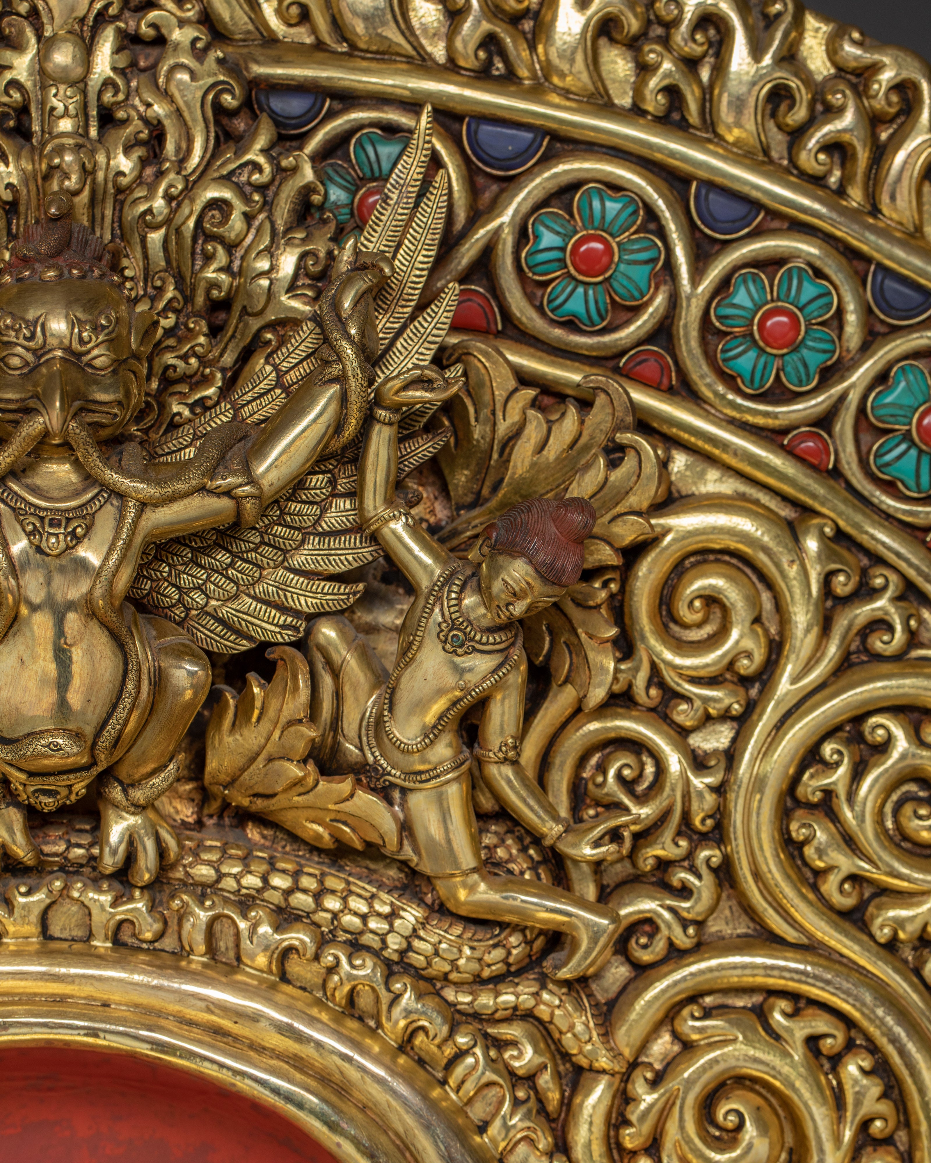 Majestic Green Tara on Throne Statue | Shyama Tara - Mother of All Buddhas