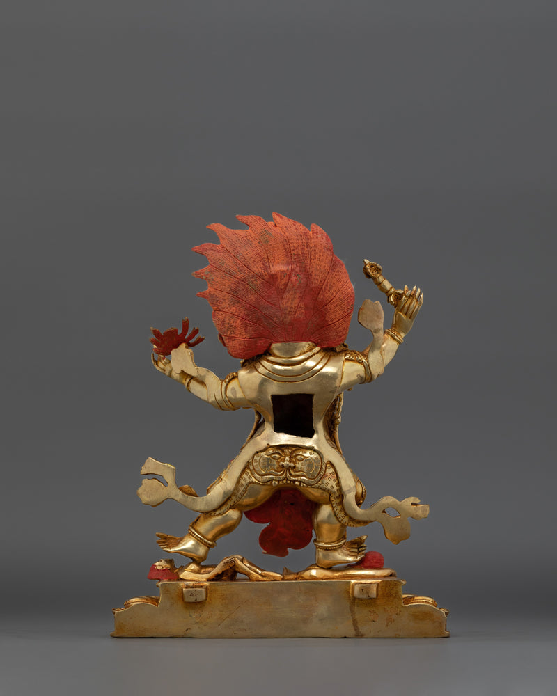 Protector Deity Guru Dragpo Statue | Wrathful manifestation of Padmasambhava