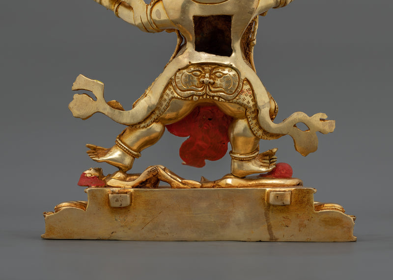 Protector Deity Guru Dragpo Statue | Wrathful manifestation of Padmasambhava