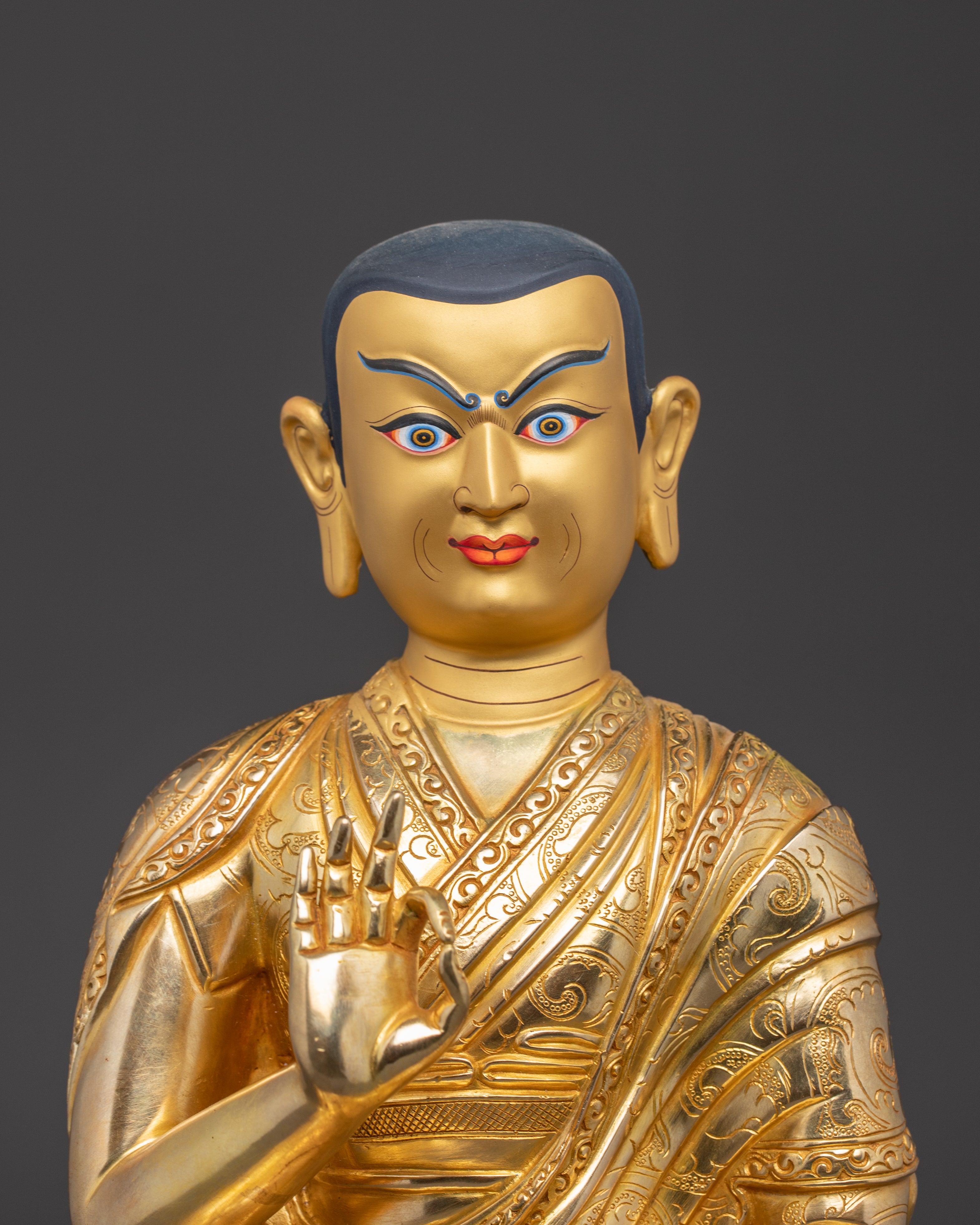Tsongkhapa Statue Set | Tibetan Master Set