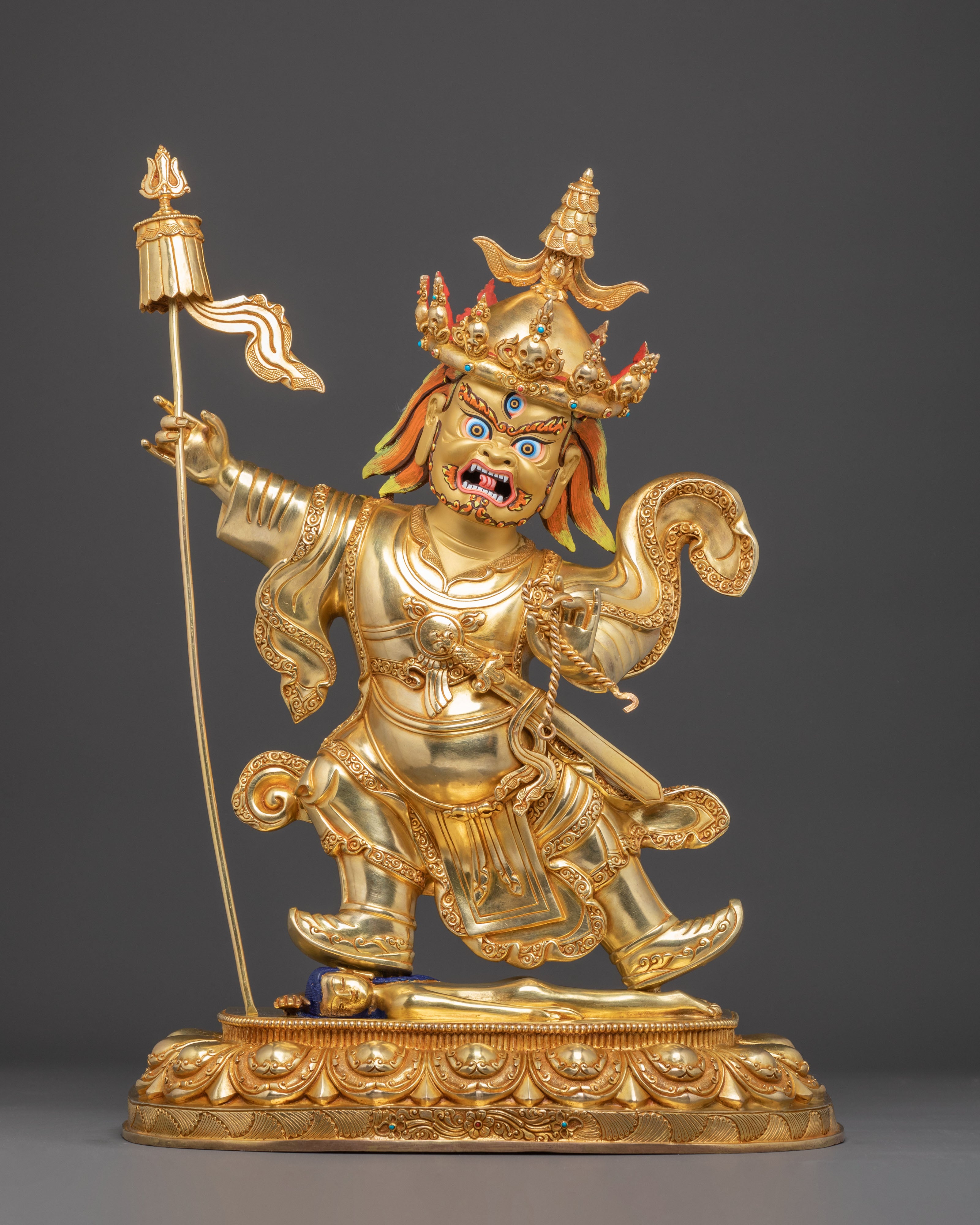 Protector Nechung Chuyong Statue | Guardian of the Dharma