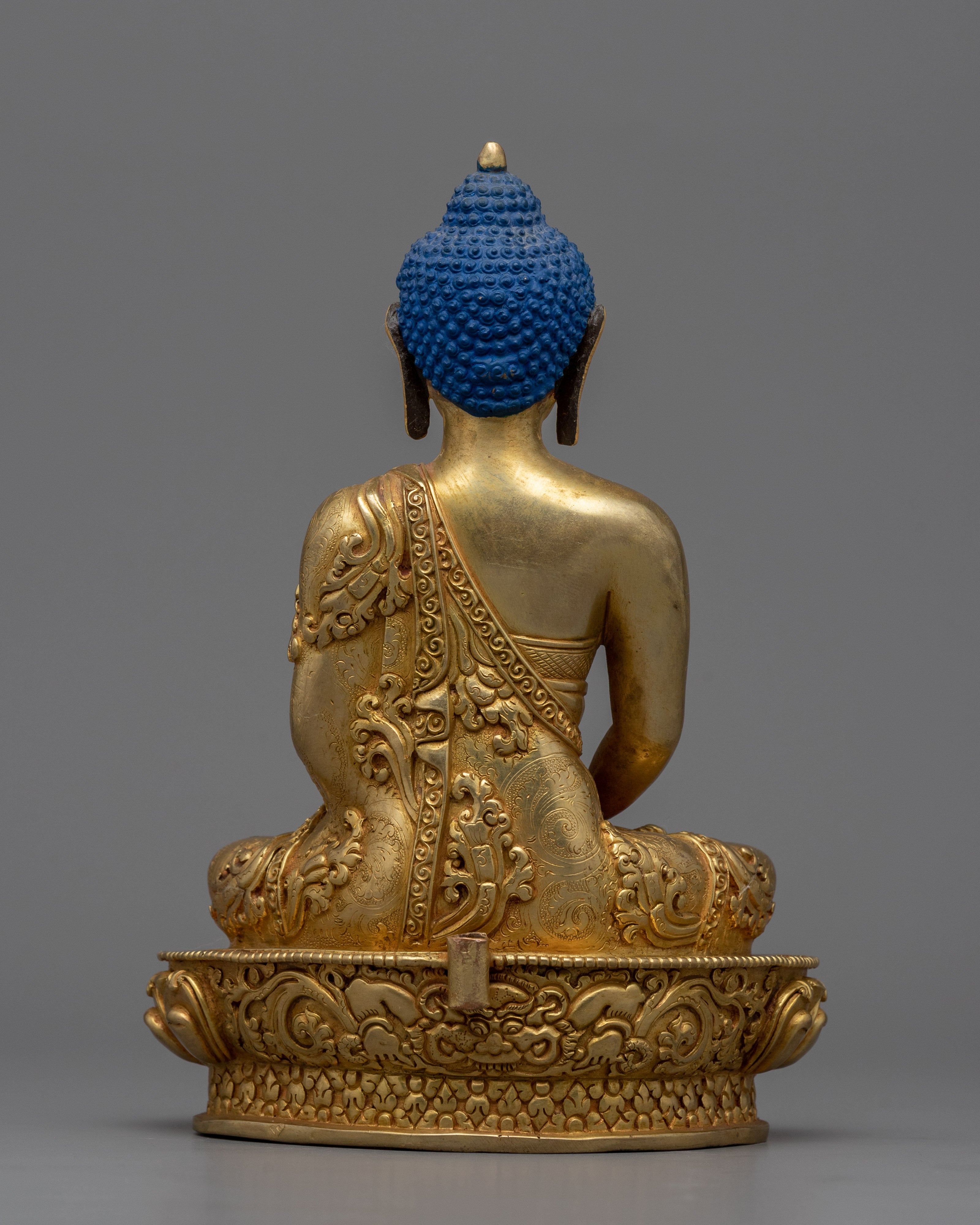 Amitabha Buddha Mudra Sculpture | Handmade in Nepal, Himalayan Buddhist Art