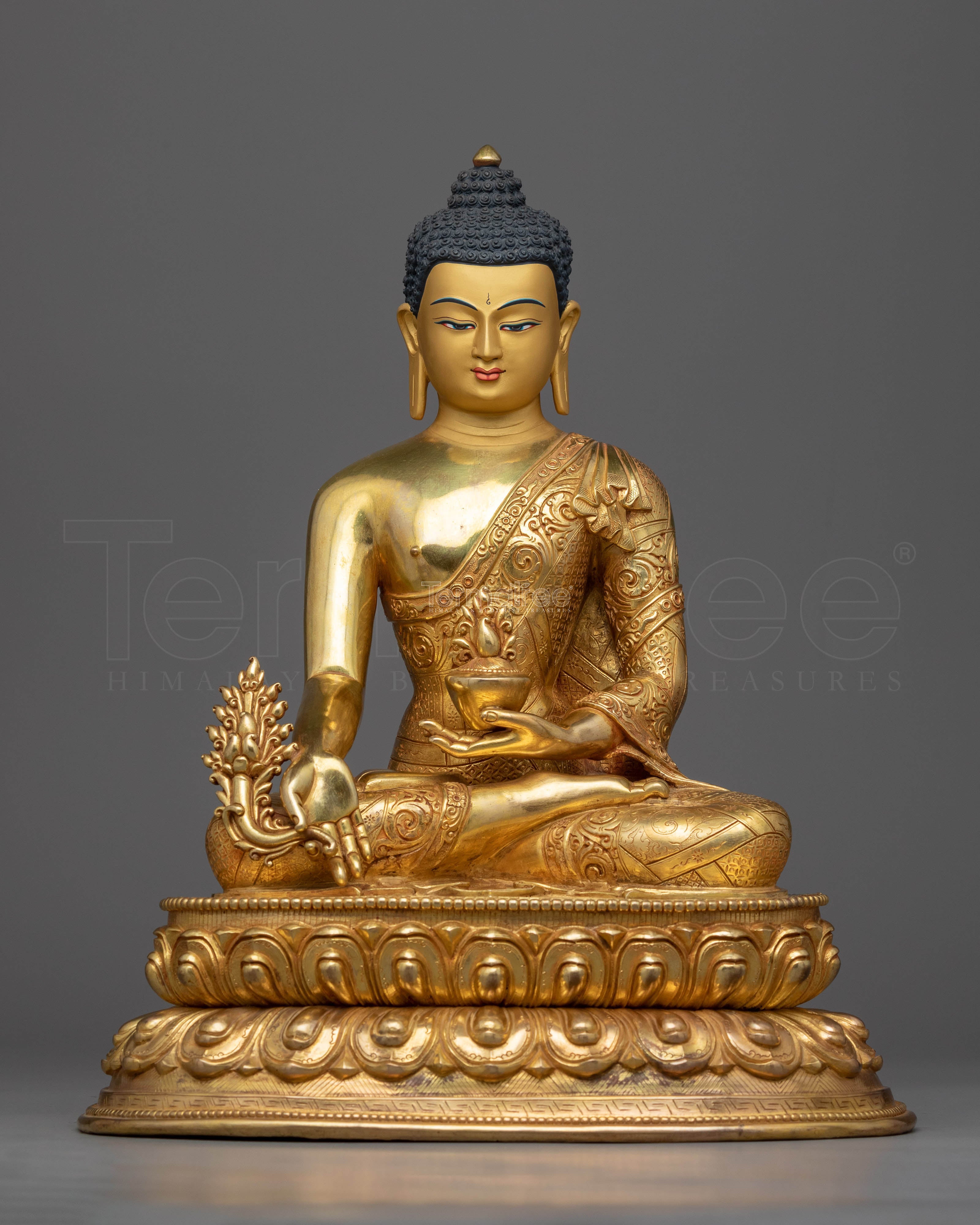Images of Medicine Buddha | Himalayan Gold Gilded Statues