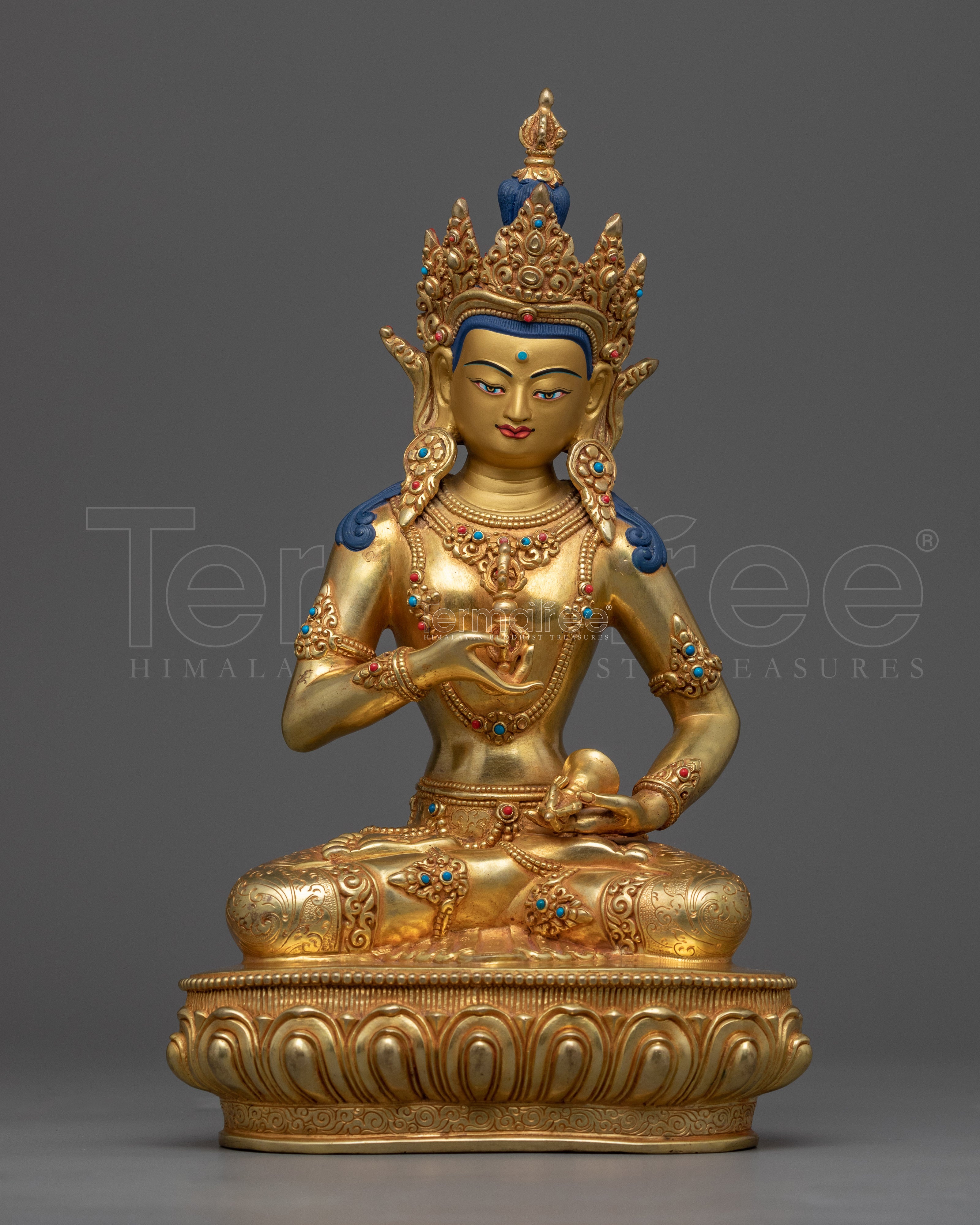 Vajrasattva Mantra Practice Sculpture | The Ideal Guru Artwork, Made in Nepal
