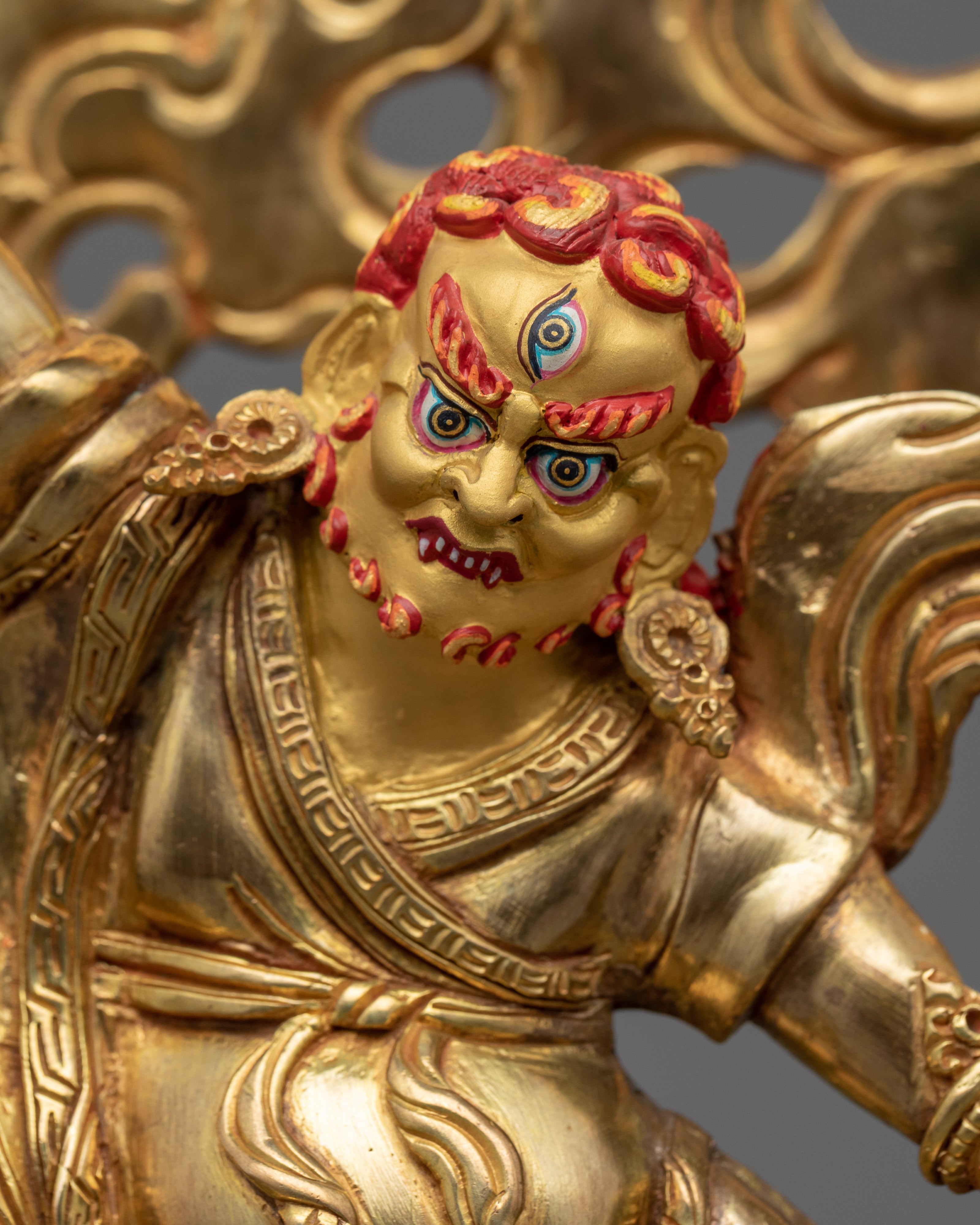 Dharma Treasure Dorje Drollo Statue | Beautifully Hand-carved Buddhist Art