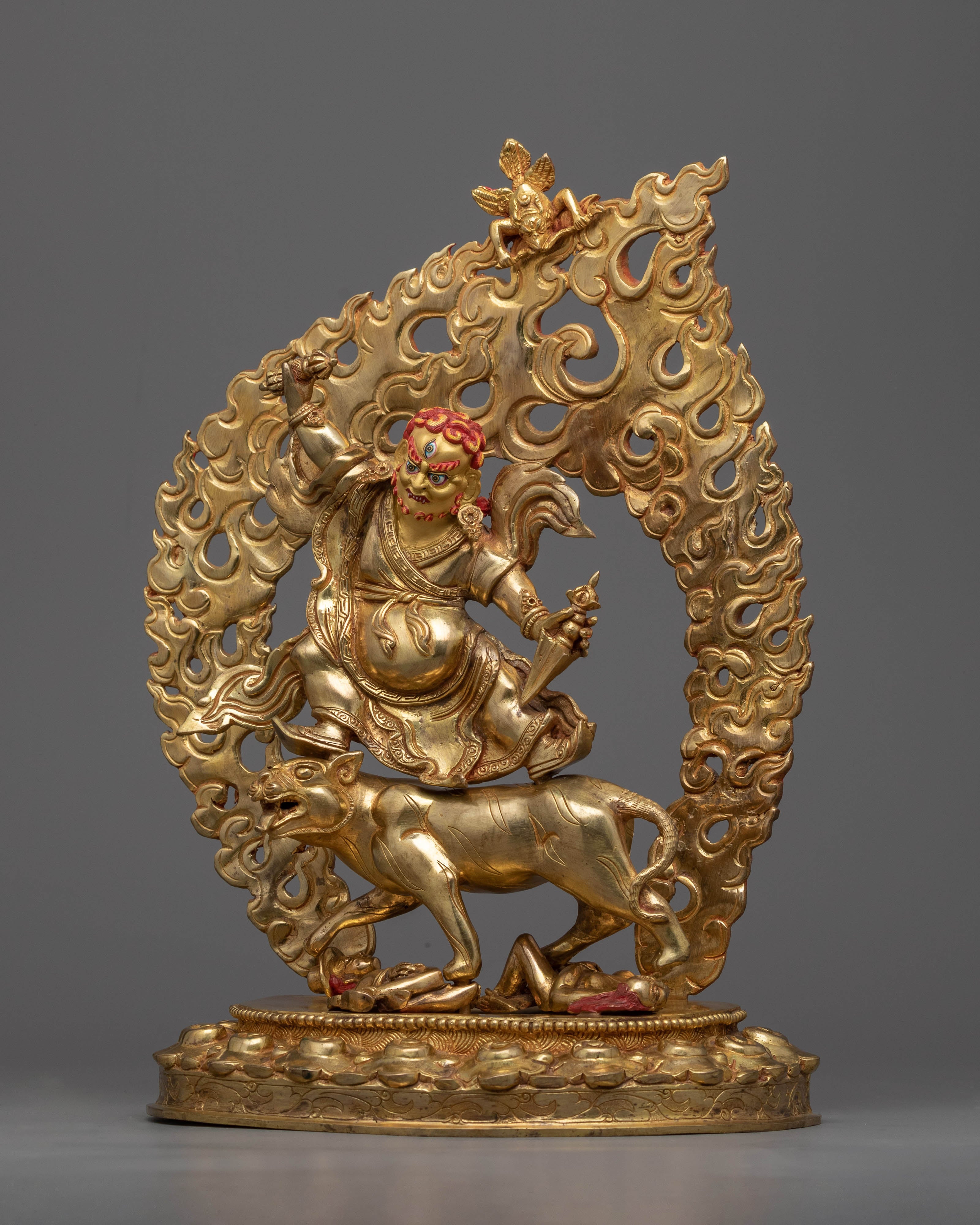 Dharma Treasure Dorje Drollo Statue | Beautifully Hand-carved Buddhist Art