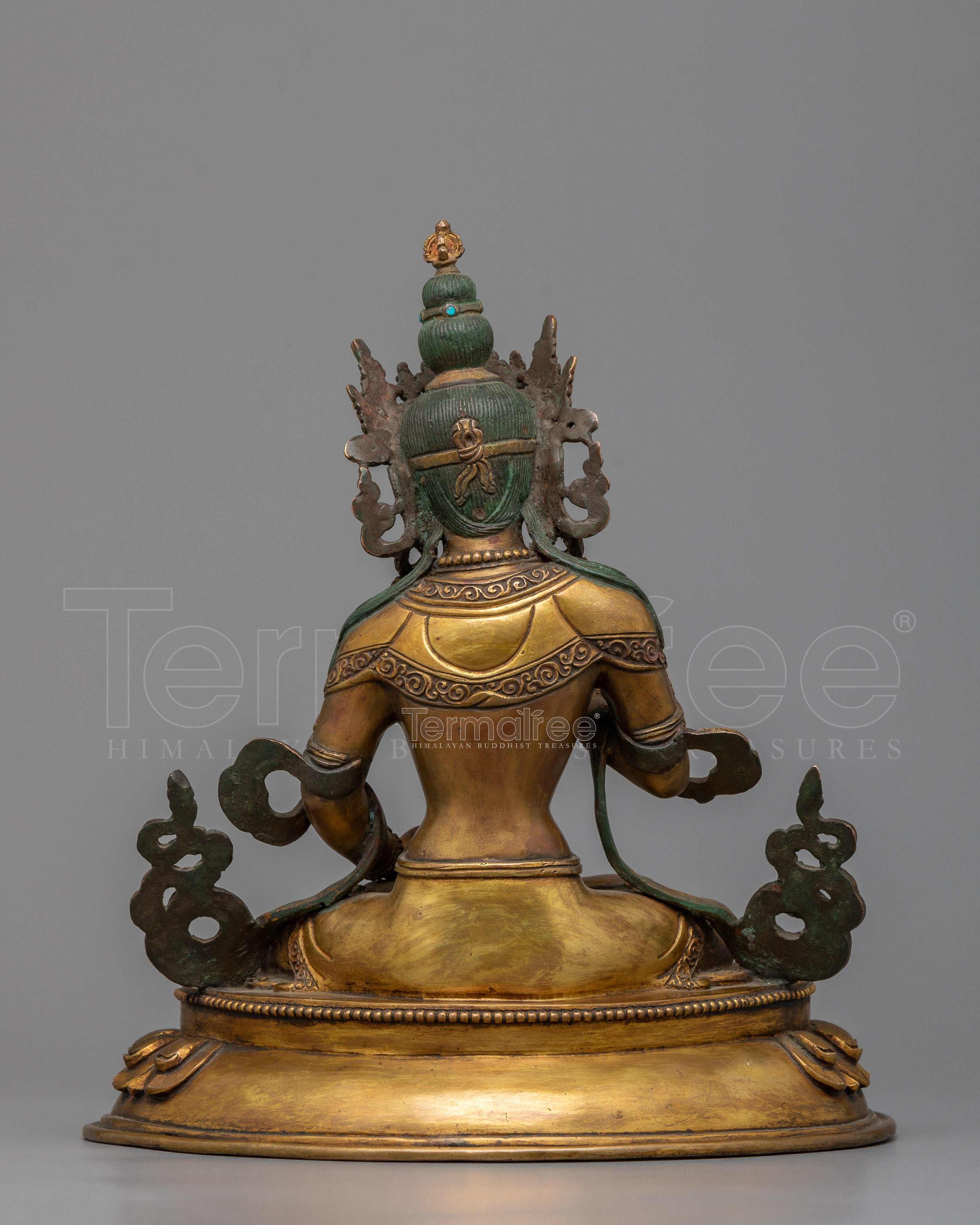 Vajrasattva Mantra Practice Statue | Traditional Himalayan Buddhist Artwork
