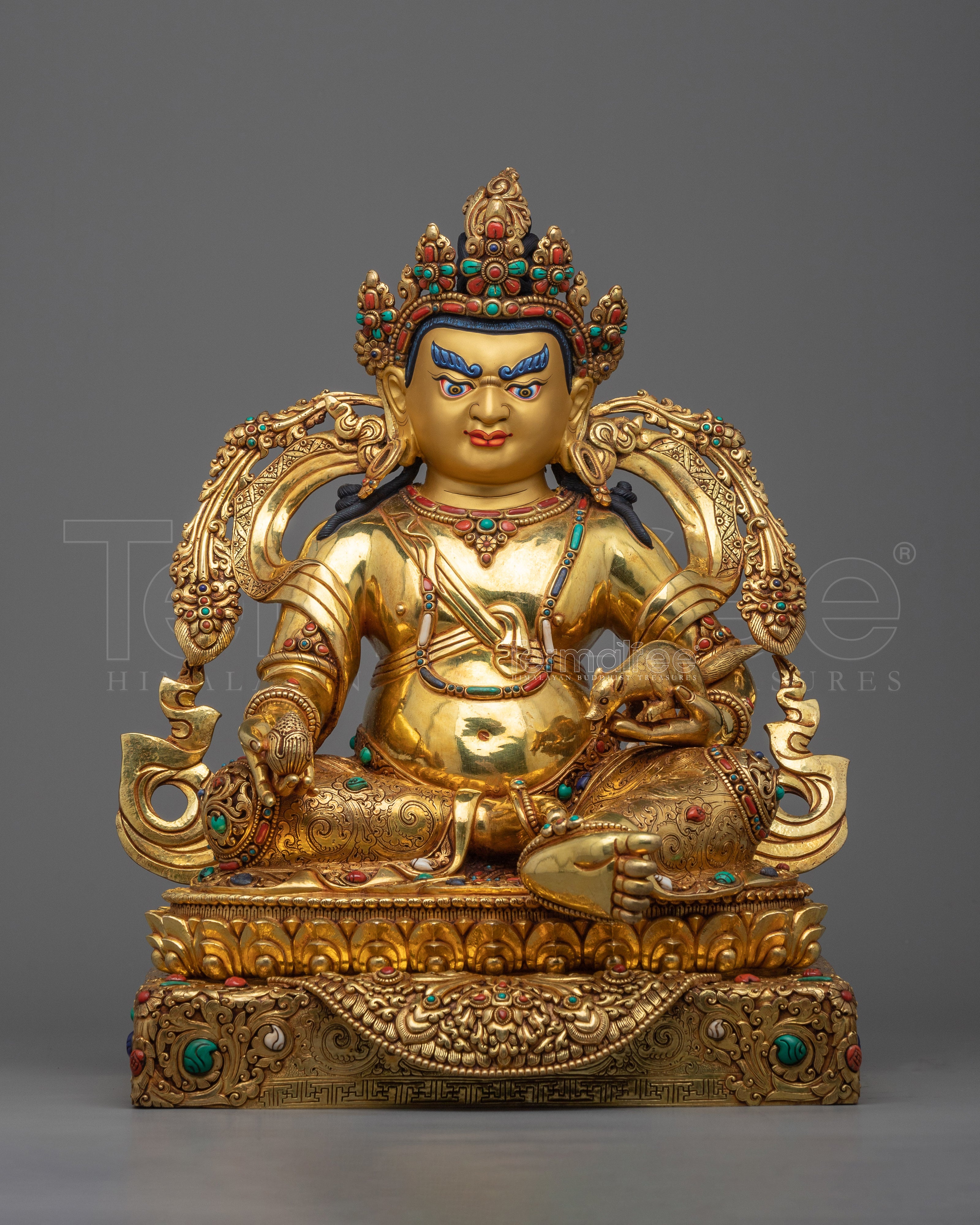 Zhambala - The Tibetan God of Wealth and Prosperity | Himalayan Buddhist Statue