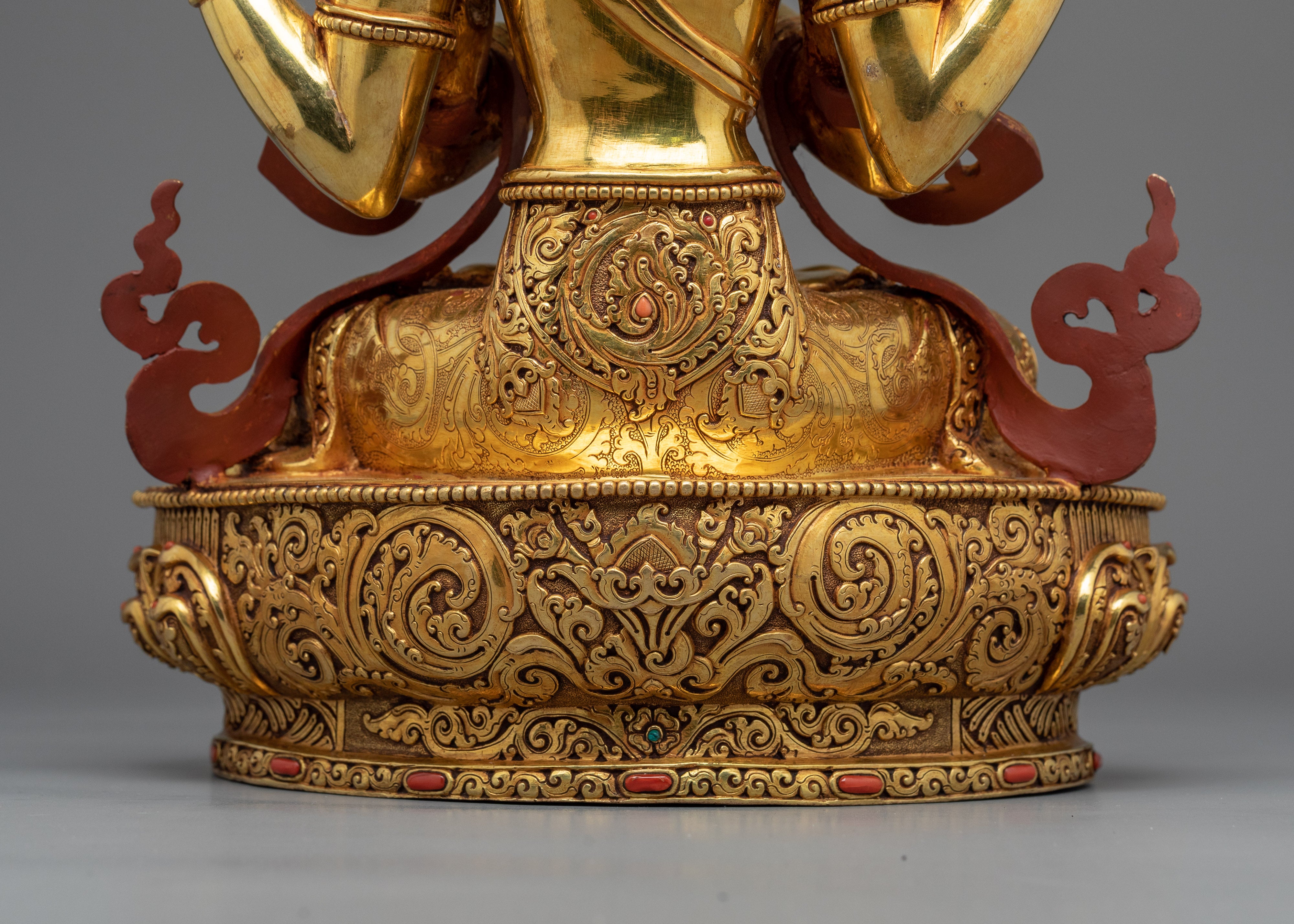 Beautiful Chenrezig Golden Statue | Bodhisattva of Compassion