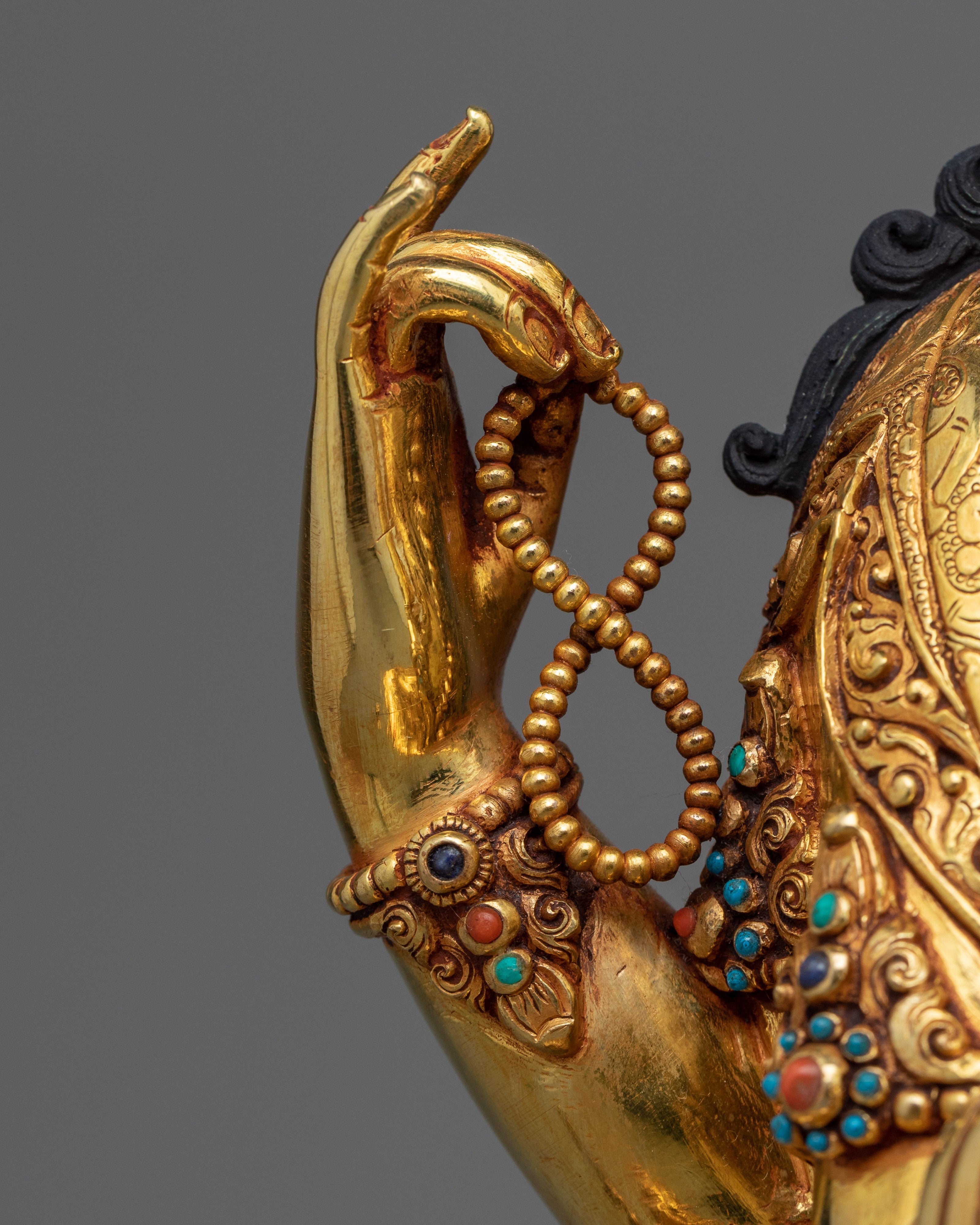 Beautiful Chenrezig Golden Statue | Bodhisattva of Compassion
